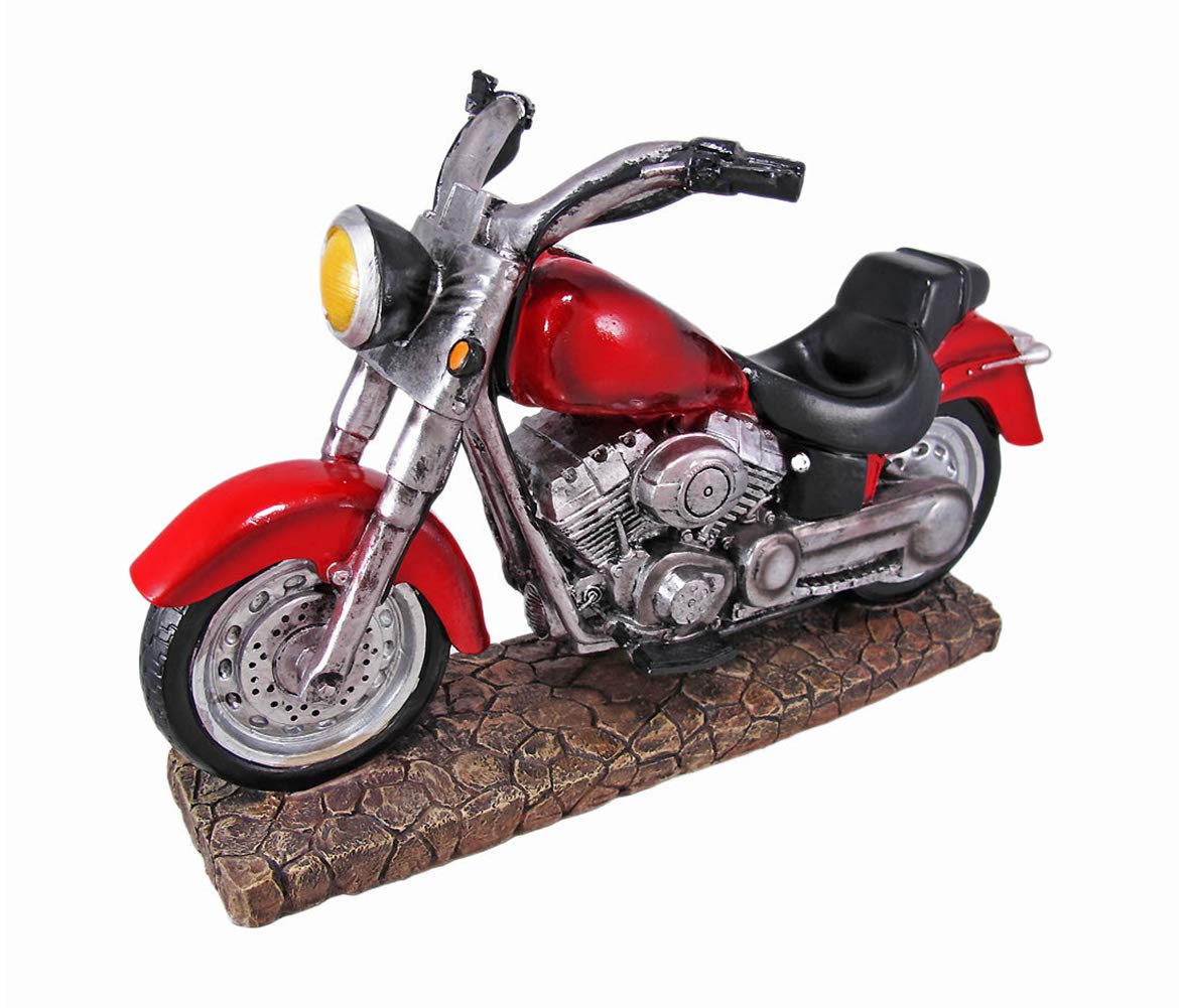 Vintage Red Motorcycle Wine Bottle Holder - 13