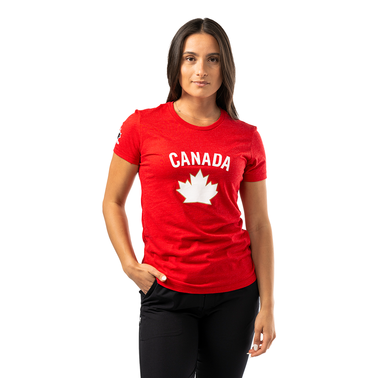 Bauer Hockey Canada Women's Graphic Tee - Stylish Hockey Fan Apparel for Women - Perfect for Games, Practice & Casual Wear