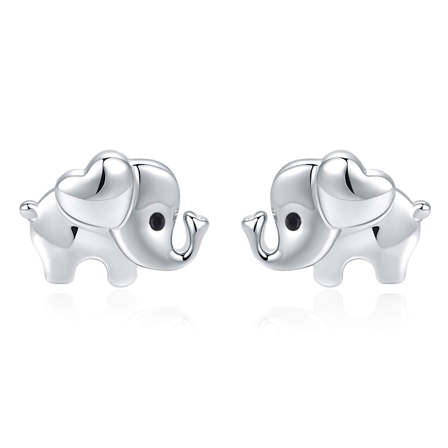 PRAYMOS 925 Sterling Silver Cute Animal Stud Earrings for Women - Hypoallergenic, Nickel-Free Jewelry for Sensitive Ears - Perfect for Everyday Wear, Gift Giving & Special Occasions