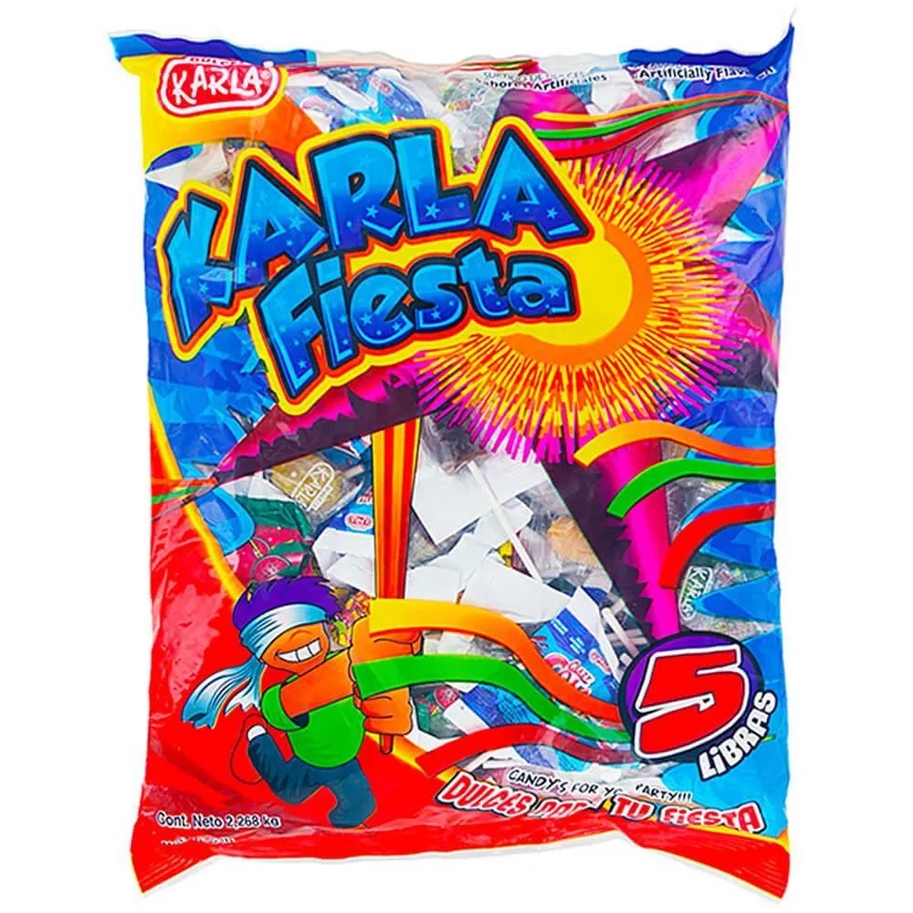 Karla Fiesta Mix Bag - 5 Pound Party Snack Mix | Perfect for Cinco de Mayo, Birthday Parties & Game Day Gatherings