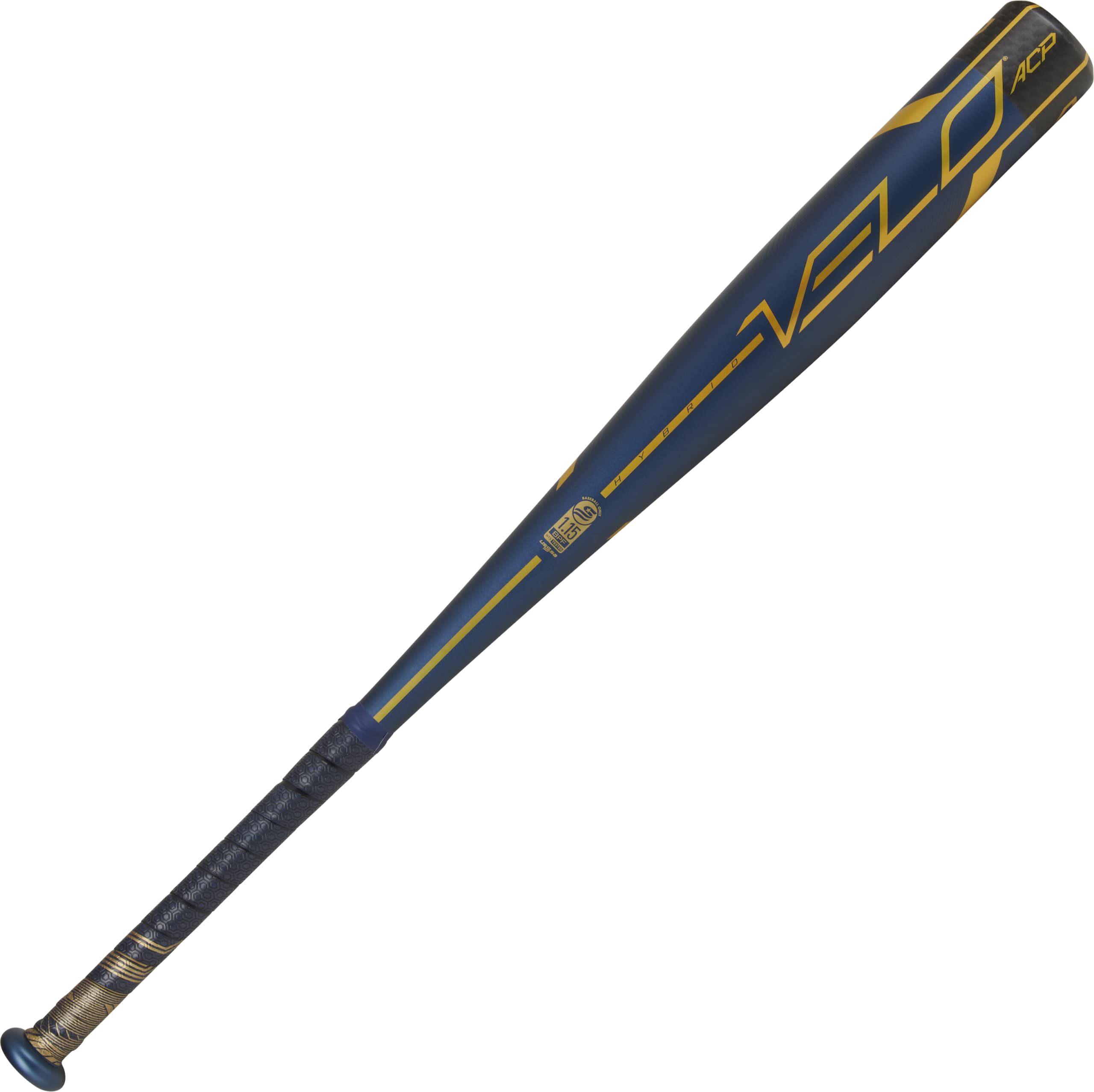 Rawlings VELO ACP USSSA Baseball Bat -10/-8/-5 Drop Hybrid Alloy Composite - Perfect for Youth & High School Baseball Games, Training & Tournaments