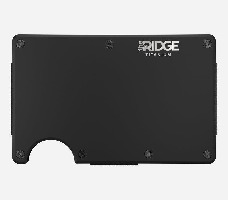 Slim Matte Black Titanium Minimalist Wallet with Money Clip - RFID Blocking, Ultra Thin & Lightweight for Men - Perfect for Travel, Business & Everyday Carry
