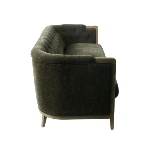 Messina Sofa - Olive Green Modern Fabric Sectional Couch for Living Room, Family Room & Lounge | Comfortable & Stylish Home Furniture