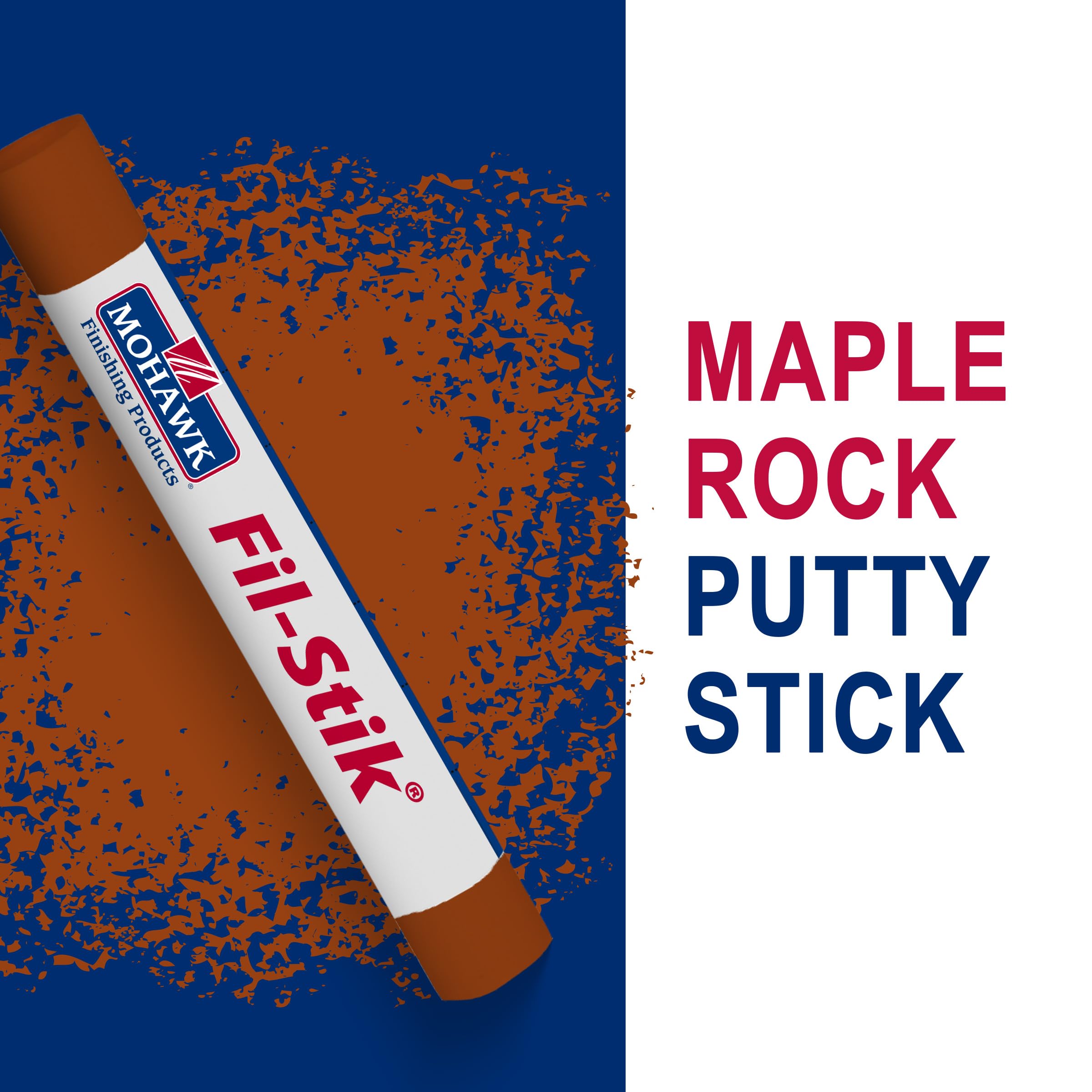 Mohawk Fil-Stik Wax Putty Stick - Maple Rock M230-0225 (1 Count) | Wood Furniture Repair & Scratch Cover for Tables, Floors & Cabinets | DIY Home Improvement & Restoration Projects