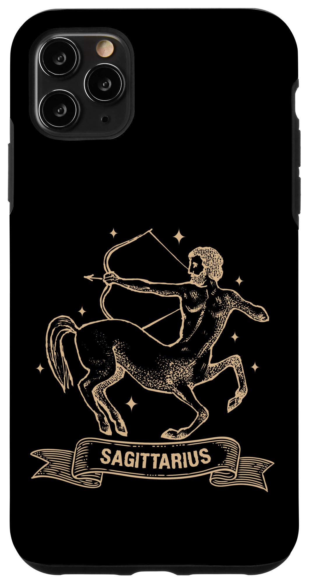 iPhone 11 Pro Max Case - Sagittarius Zodiac Sign Constellation Design - Durable Protective Cover for Men, Women & Kids - Perfect Gift for Astrology Lovers & Phone Protection