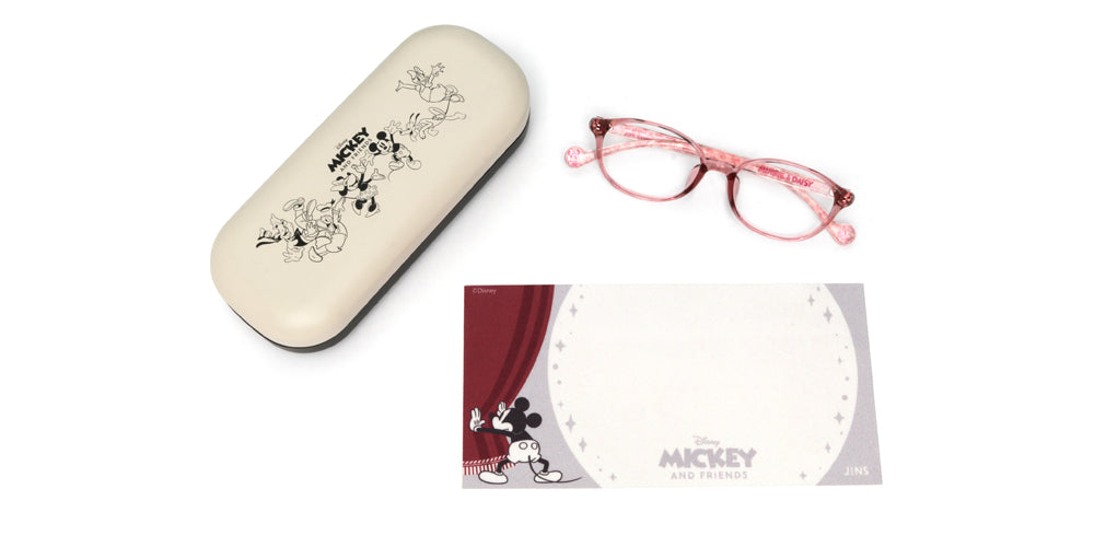 JINS x Disney Minnie & Daisy Duck Glasses for Kids - Stylish Eyewear for School, Reading & Outdoor Activities | Official Licensed Disney Character Glasses