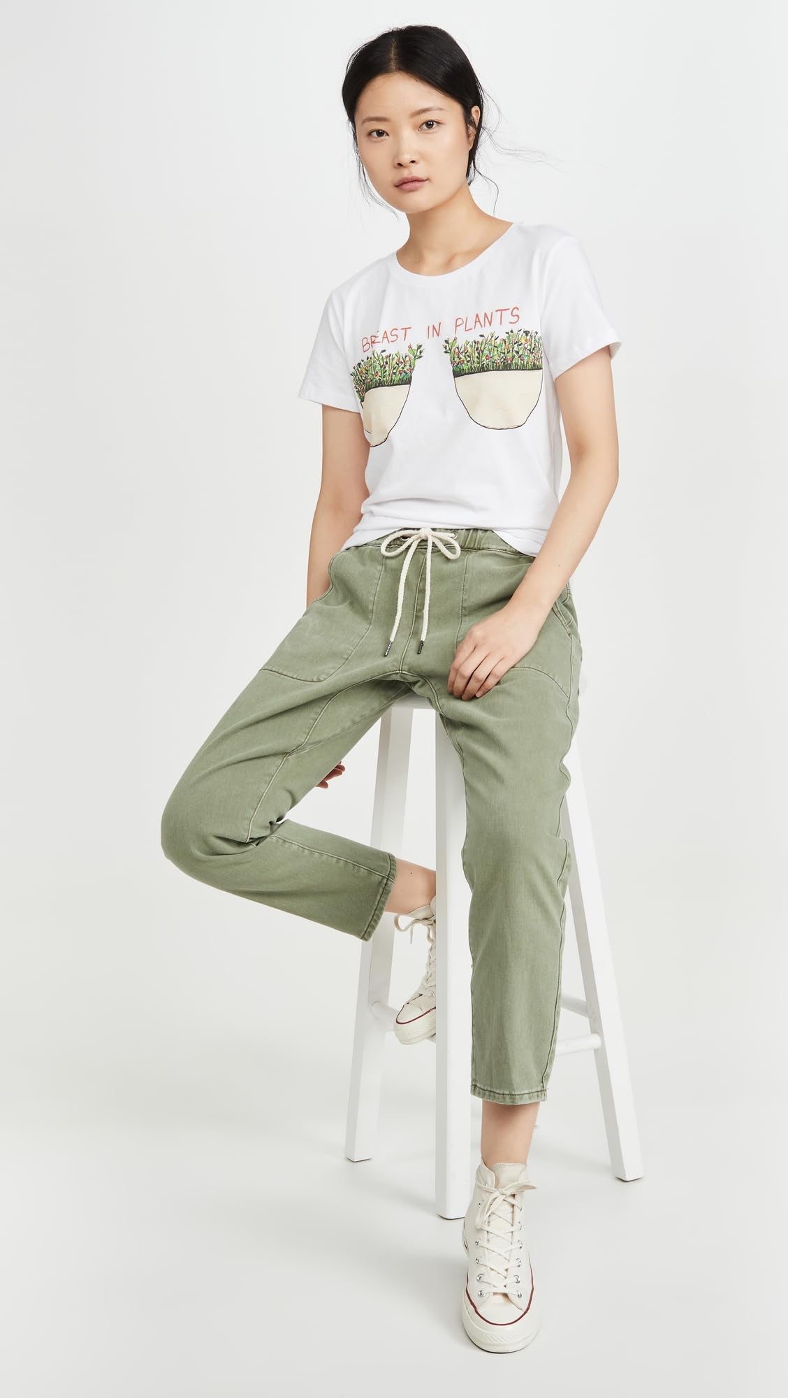 One Teaspoon Women's Shabbies Drawstring Boyfriend Jeans - Distressed Denim Pants for Casual Wear, Street Style & Weekend Outfits
