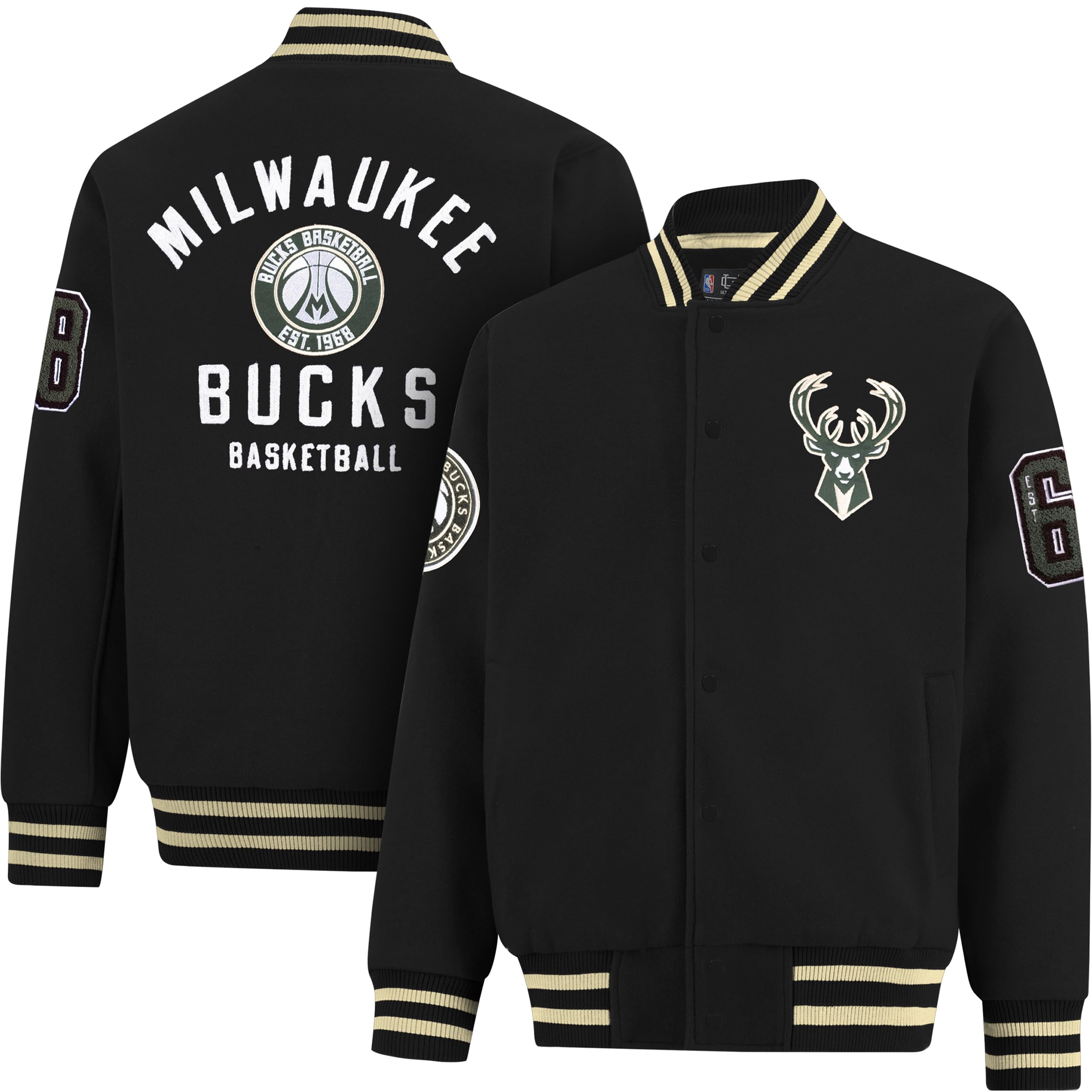 Official NBA Game Time Varsity Jacket for Men & Women - Ultra Game Basketball Fan Jacket - Perfect for Basketball Games, Casual Wear & Sports Events