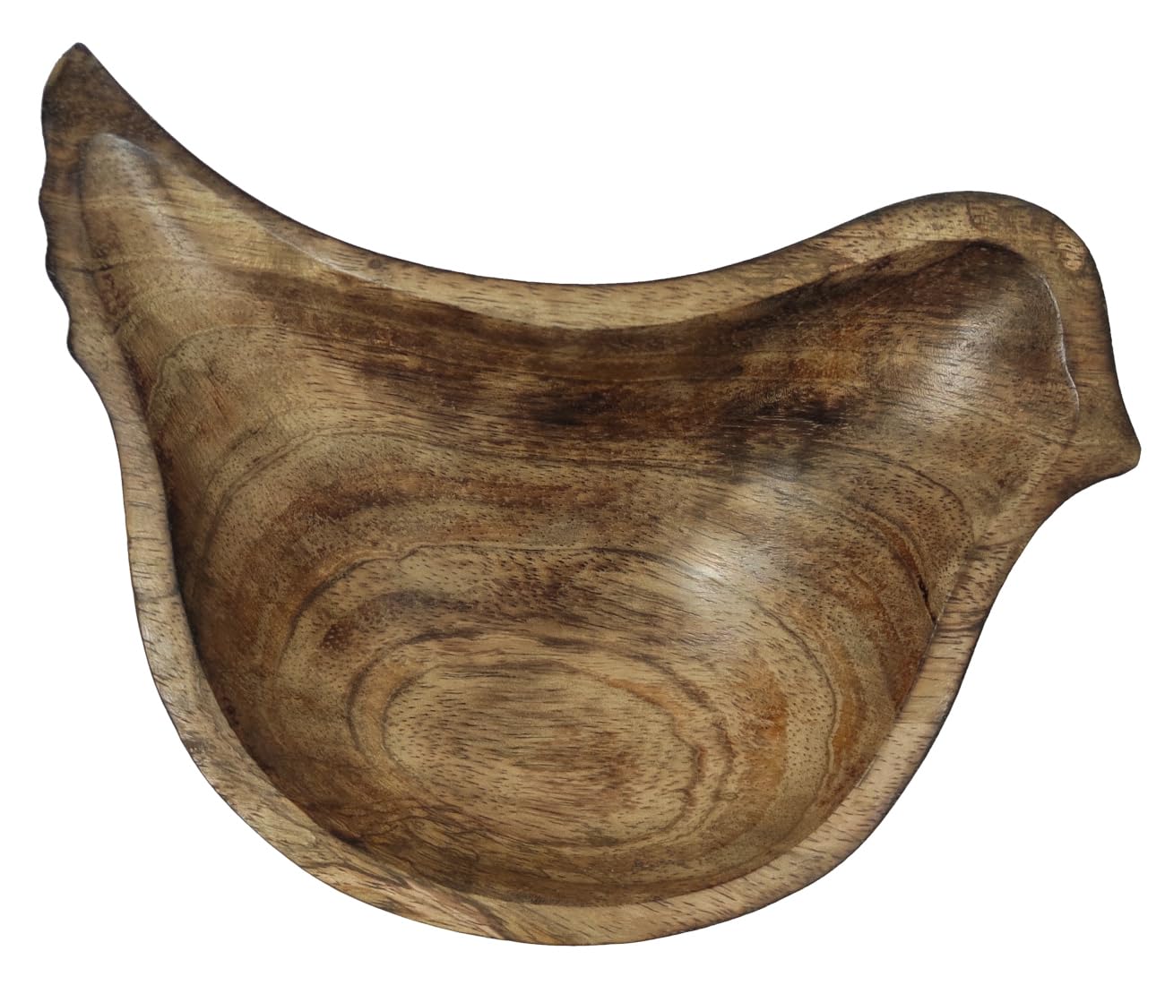 Purpledip Wooden Serving Tray with Sparrow Design - Handcrafted Snack Platter for Cookies, Fruits, Cheese & After Dinner Mints | Perfect for Tea Parties, Picnics & Home Decor (11291)