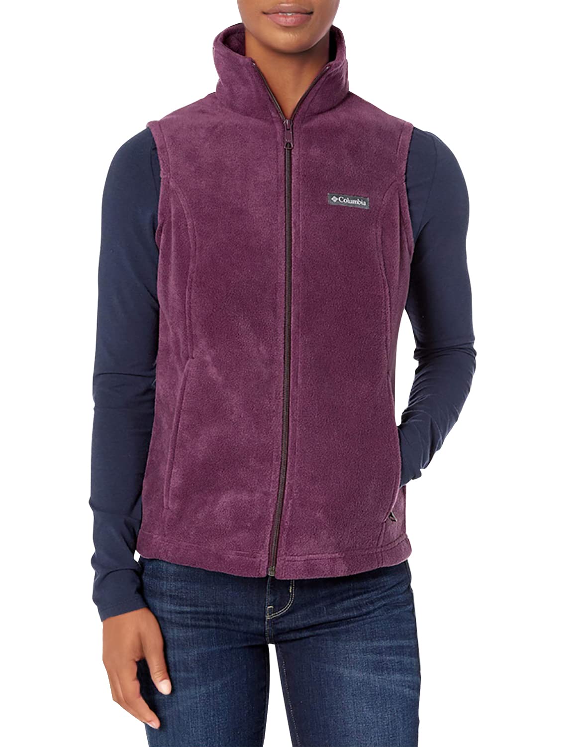Columbia Women's Benton Springs Fleece Vest - Lightweight, Warm & Water-Resistant for Outdoor Hiking, Camping & Winter Layering