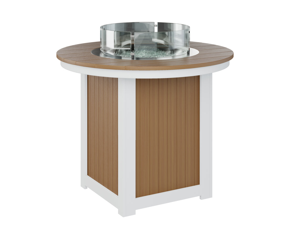 Natural Teak on White