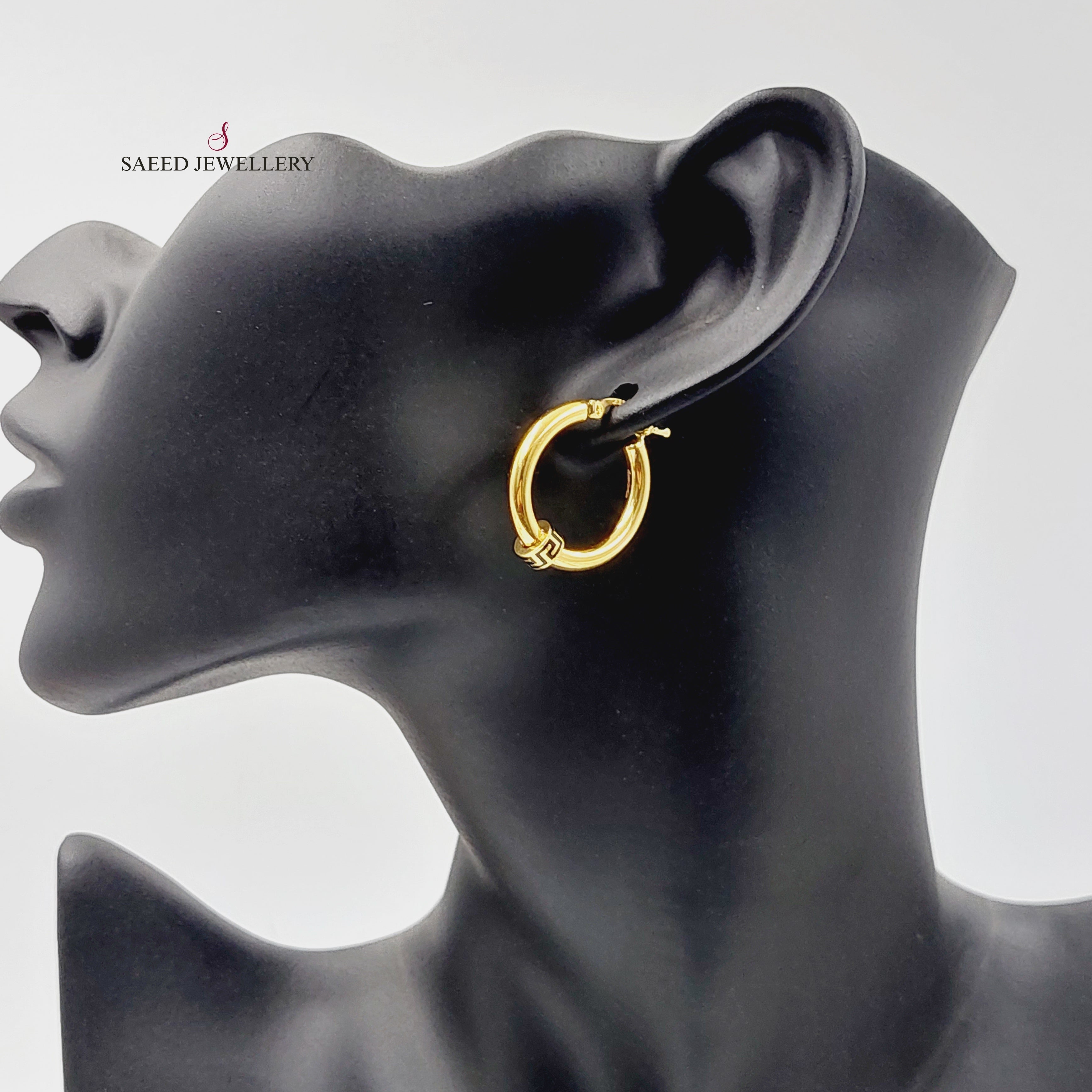 Stylish Deluxe Hoop Earrings for Women - 14K Gold Plated Fashion Jewelry - Perfect for Parties, Weddings & Everyday Wear