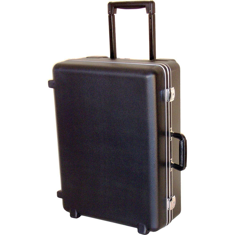 Sharp AN-C300WCC Hard-Shell Rolling Storage Case - Durable Wheeled Travel Case for Electronics, Camera Gear & Equipment - Perfect for Air Travel, Outdoor Adventures & Professional Use