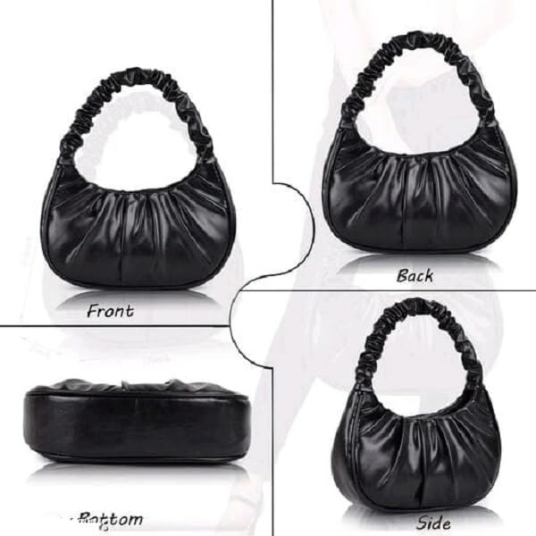 Stylish Women's Mini Hobo Tote Bag with Zipper - Cute Clutch Purse for Everyday Use, Date Night & Shopping