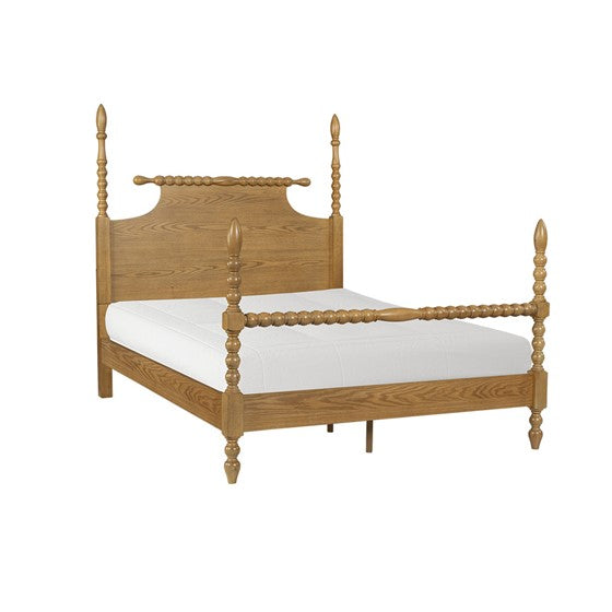 Beckett Bed - Modern Platform Bed Frame with Wooden Slats, Queen Size - Perfect for Bedroom, Guest Room & Dormitory