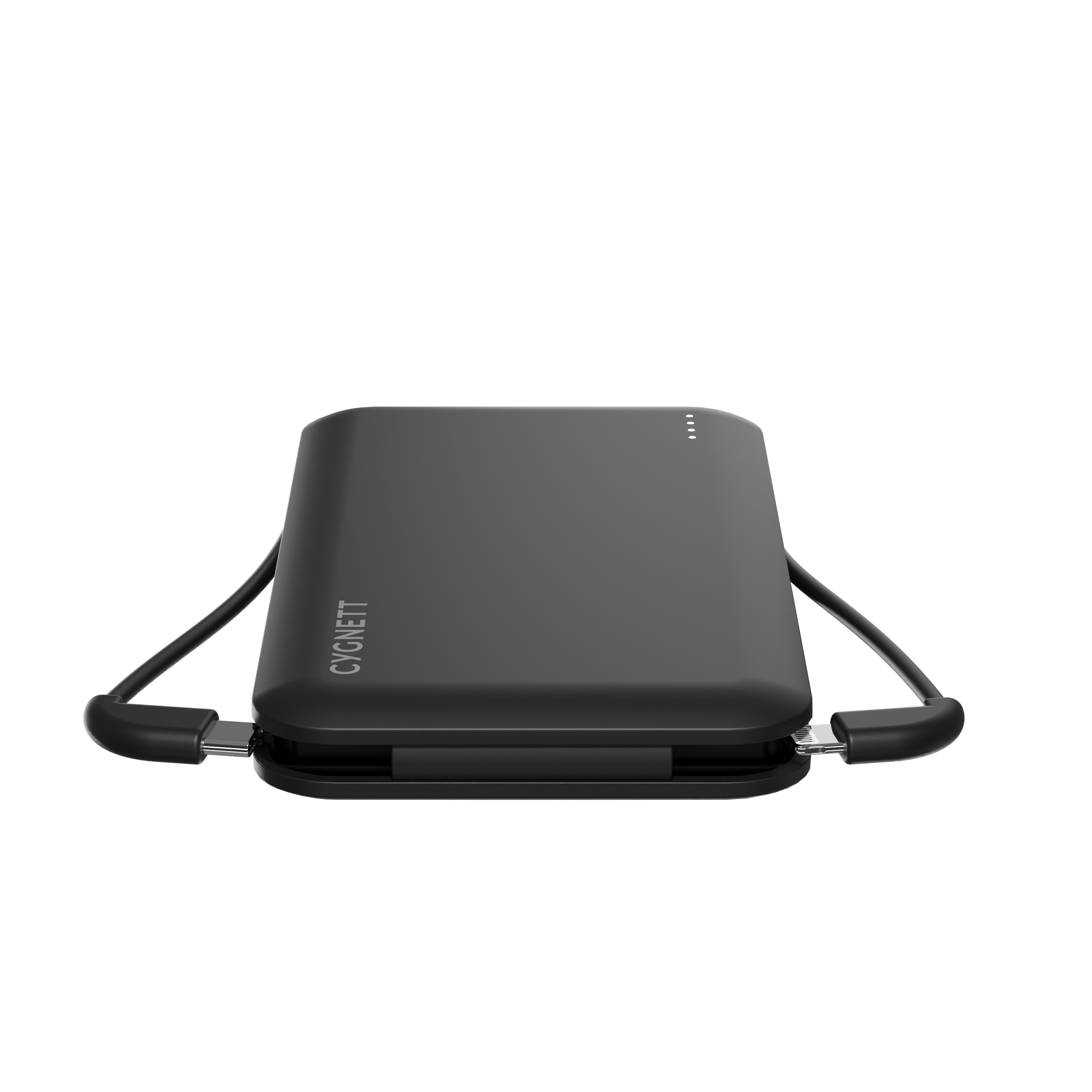 10,000mAh Portable Charger with Built-in USB-C & Lightning Cables | Fast Charging Power Bank for iPhone, Android | Perfect for Travel, Camping & Emergency Backup