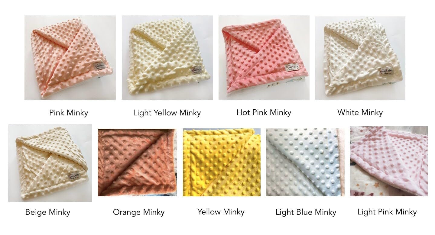 Disney Peter Pan Baby Blanket - Soft Handmade Minky Blanket for Boys & Girls, Light Blue - Perfect for Nursery, Stroller, and Gift Giving