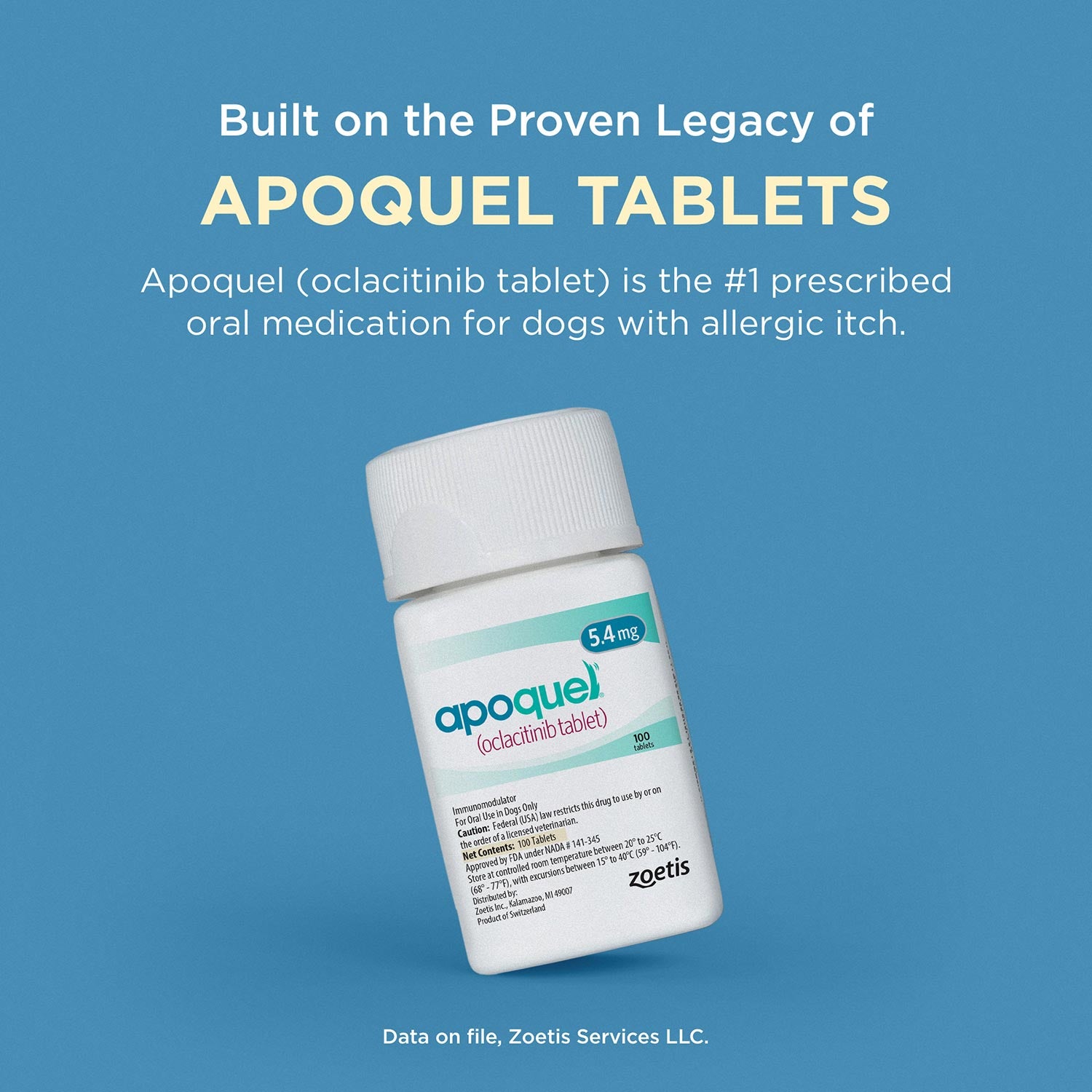 Apoquel (Oclacitinib) Chewable Tablets for Dogs - Allergy Relief & Itch Control for Pets - Perfect for Atopic Dermatitis & Seasonal Allergies