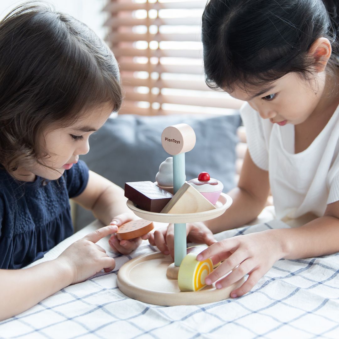 Wooden Bakery Stand Set for Kids - Pretend Play Toy for Toddlers & Children - Perfect for Role Play, Birthday Gifts & Classroom Activities