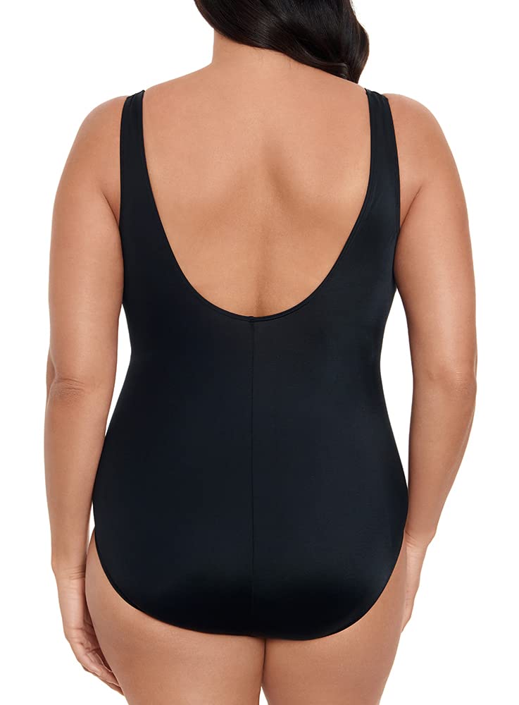 Longitude Women's One Piece Swimsuit - Soft Cup Support, Adjustable Straps & UPF 50+ Sun Protection - Perfect for Beach, Pool & Vacation Swimwear