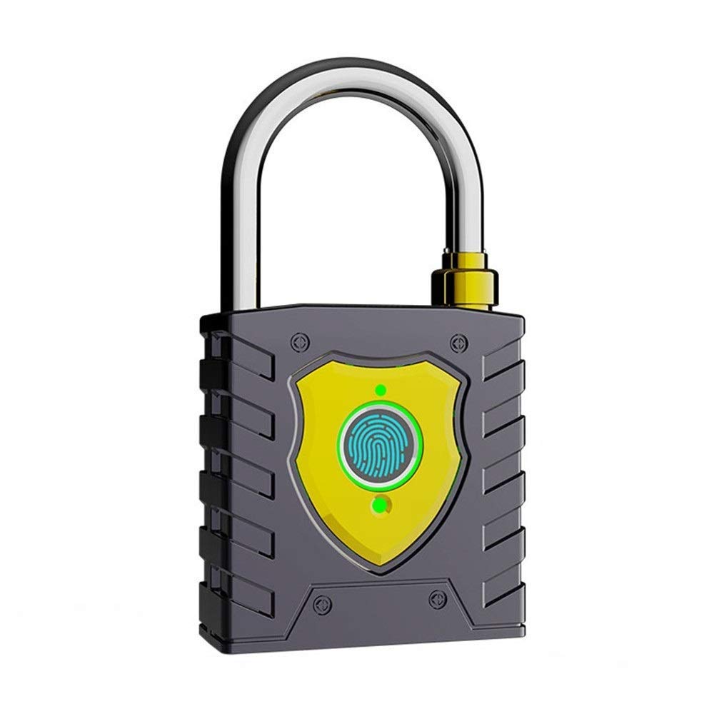 Smart Fingerprint Padlock - Keyless Touch Door Lock with Metal Waterproof & Anti-Theft Design for Gym Lockers, School Lockers, Backpacks, Suitcases - Secure Your Valuables at the Gym, School, or Travel