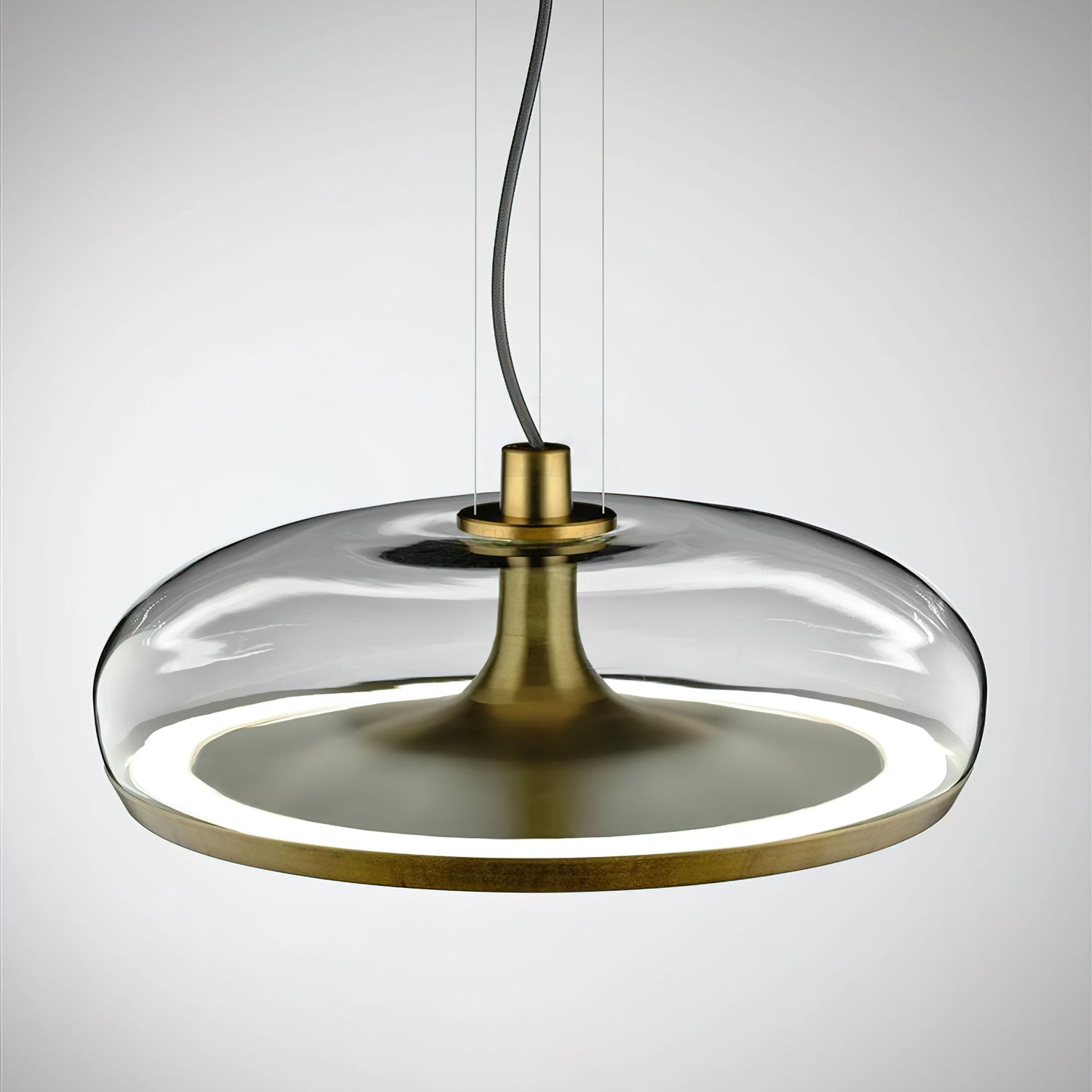 Aurelia Pendant Lamp - Modern Glass Ceiling Light Fixture for Dining Room, Kitchen Island & Living Room Decor | Elegant Hanging Chandelier Lighting for Home & Office
