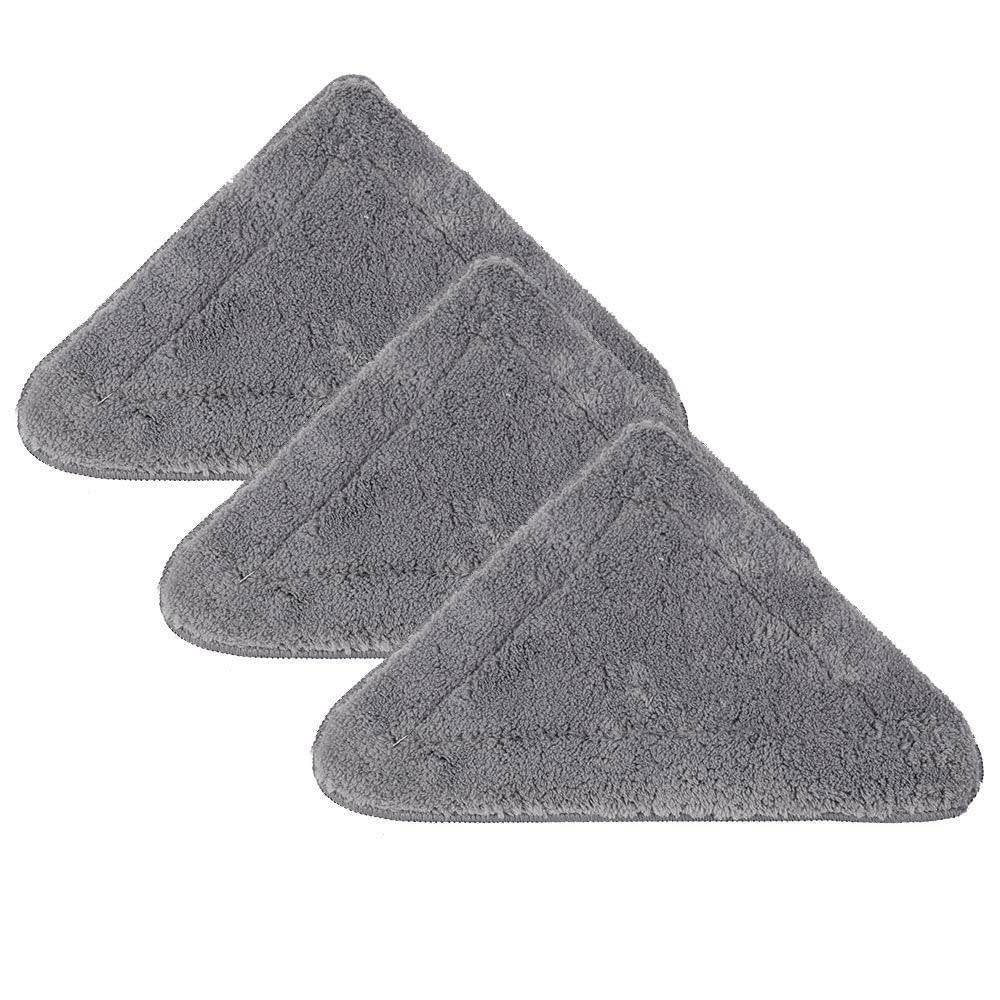 26cm Triangle Chenille Dust Mop Replacement Head Pads - 5 Pack Microfiber Cleaning Pads for Floors, Glass & Hard Surfaces - Home & Office Cleaning Accessories (Color A)