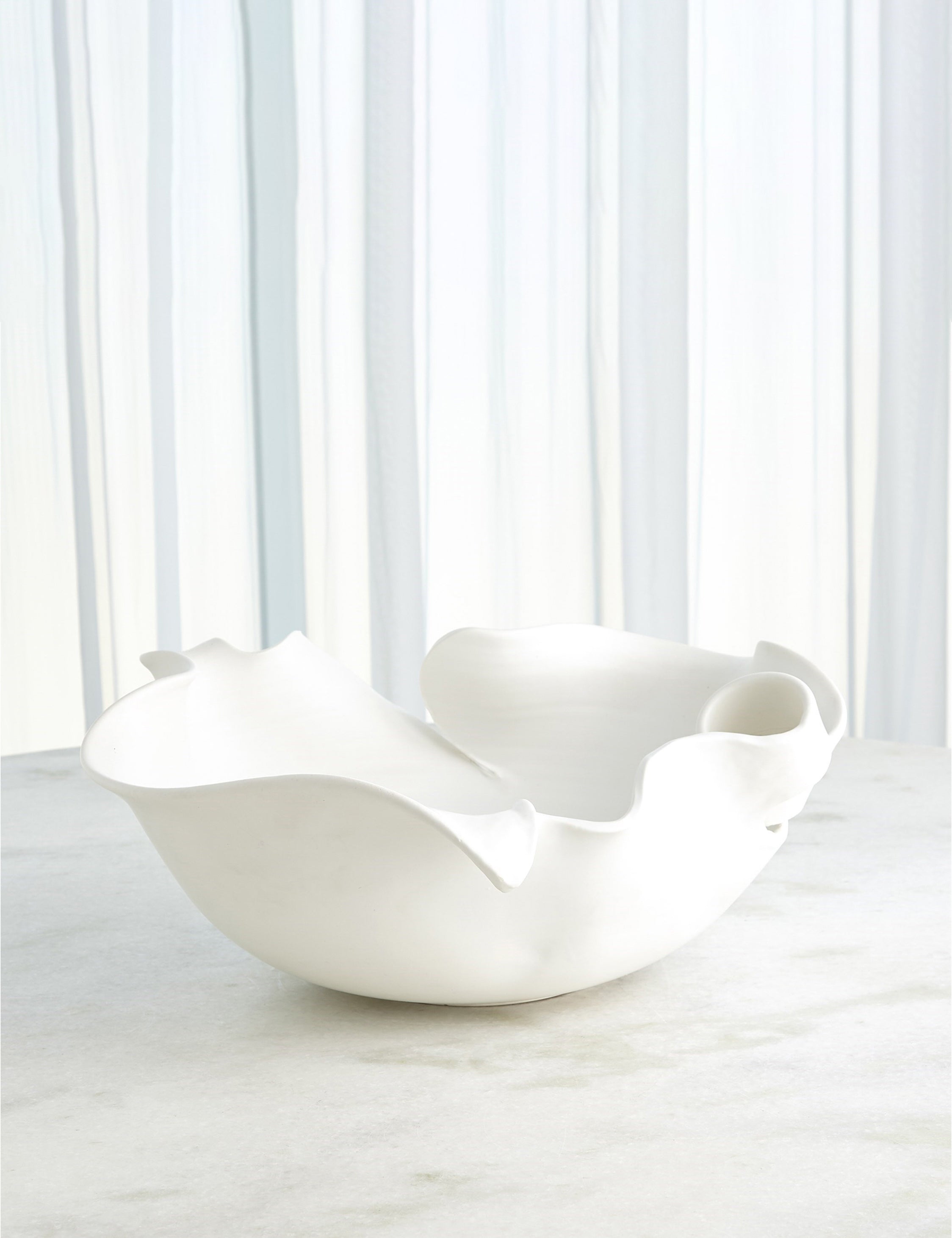 Charlotte Bowl by Ashley Childers - Handcrafted Ceramic Serving Bowl for Salads, Pasta & Fruit - Perfect for Dining, Entertaining & Home Decor