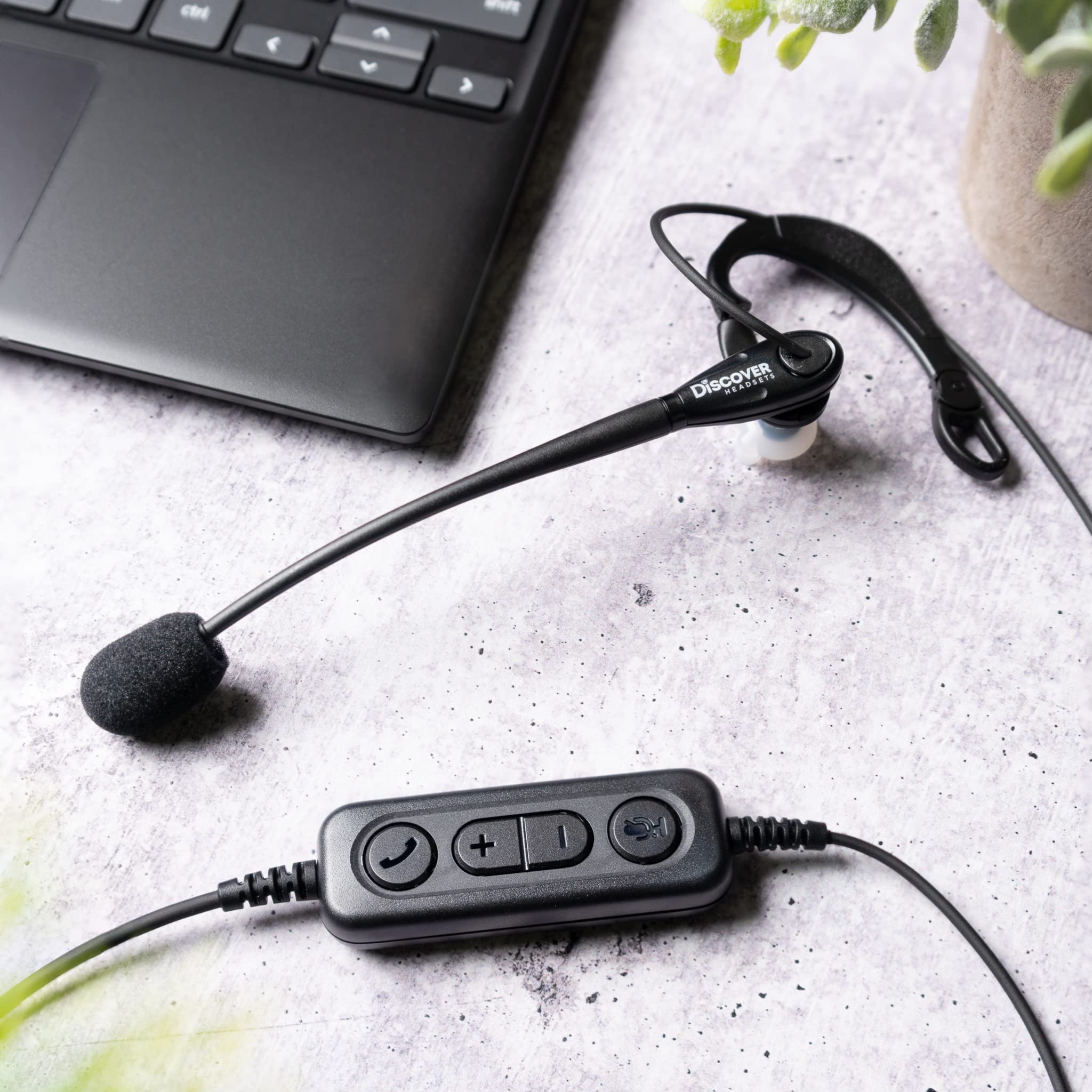D713U USB Wired Headset with Noise Cancelling Mic for PC - Compatible with Zoom, Microsoft Teams, Cisco (USB-A/USB-C) - Perfect for Remote Work, Online Classes & Call Center Use