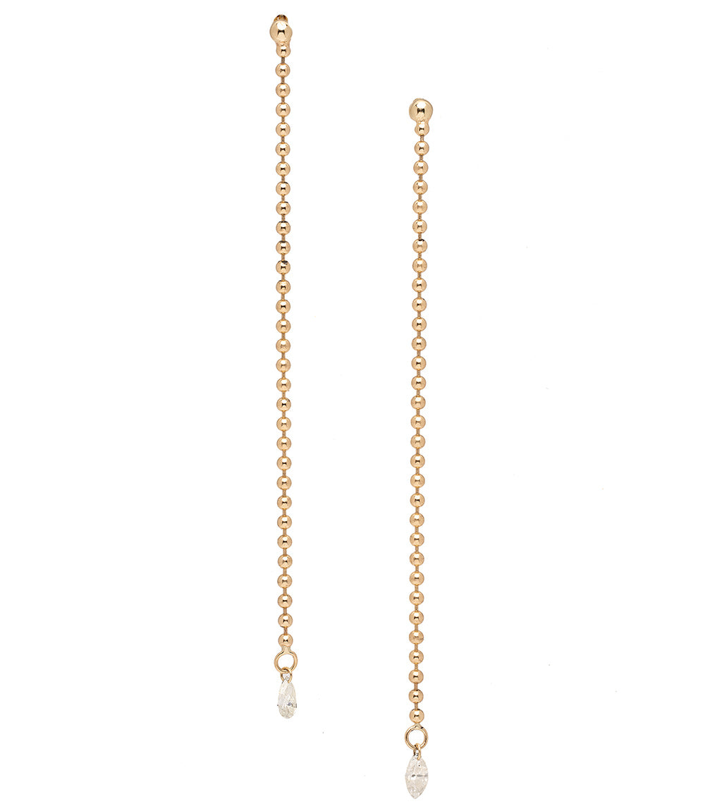 Sparkling Diamond Drop Earrings for Women - Elegant Dangle Earrings for Parties, Weddings & Special Occasions