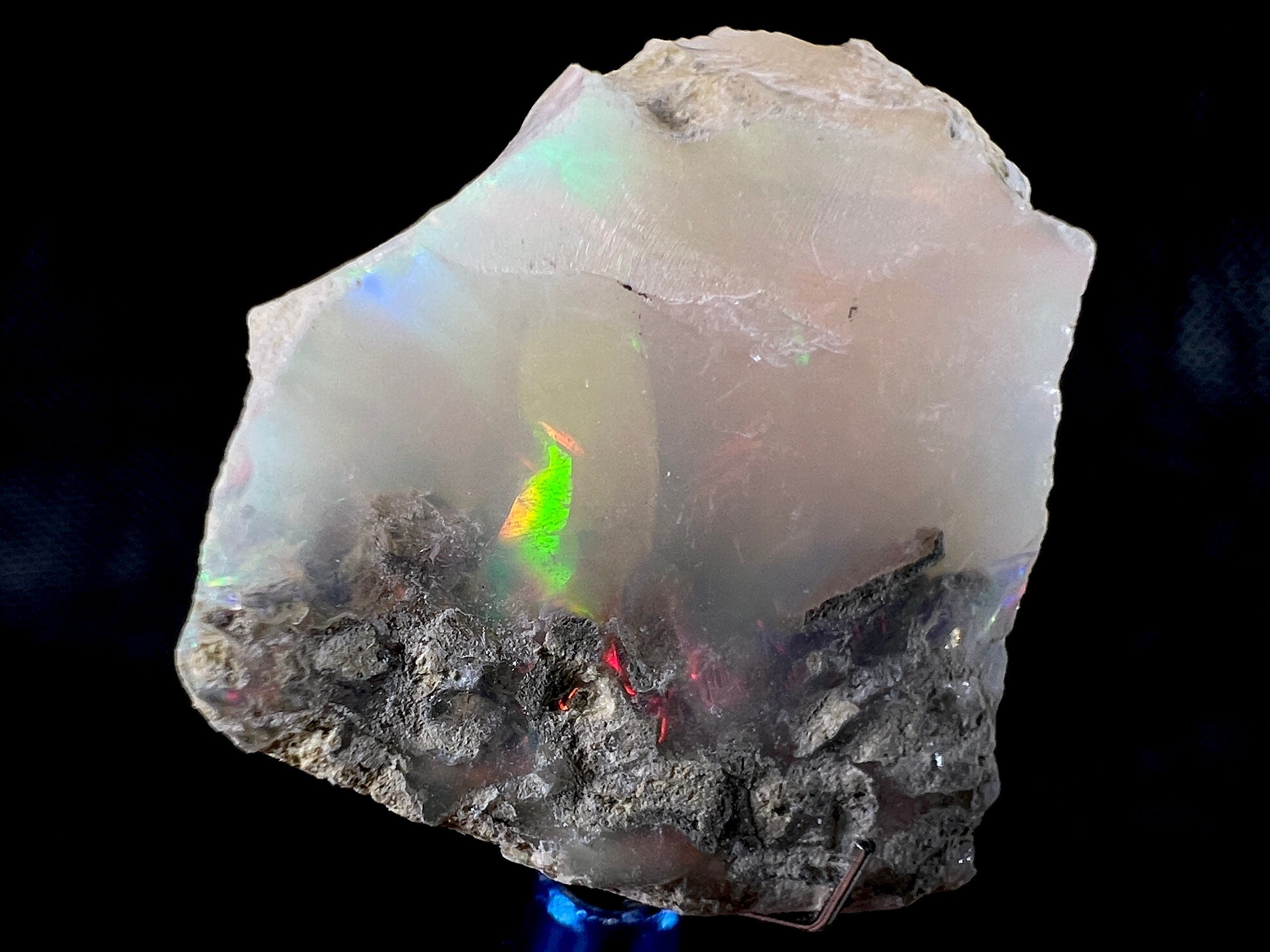 Premium 4A+ Welo Opal Raw Crystal - Natural Cutting Grade Opal Gemstone, October Birthstone for Jewelry Making & Collectors (50699) | Perfect for Handmade Rings, Necklaces & Healing Crystal Decor