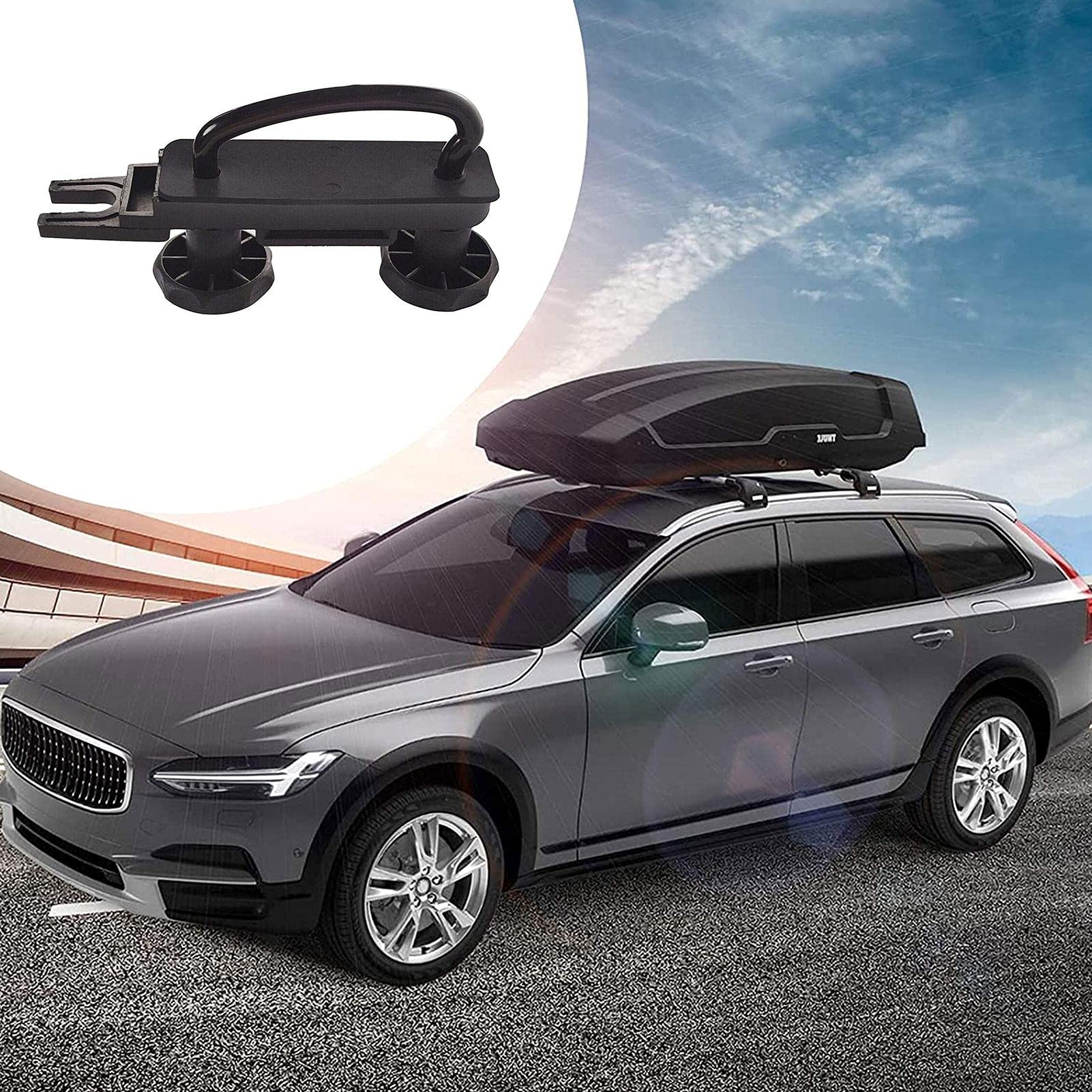 Stainless Steel Roof Box U-Bolt Clamps Mounting Kit - 4 Heavy Duty U-Bolts with 8 Lock Nuts for Secure Cargo Carrier Installation | Perfect for SUV, Van & Travel Accessories