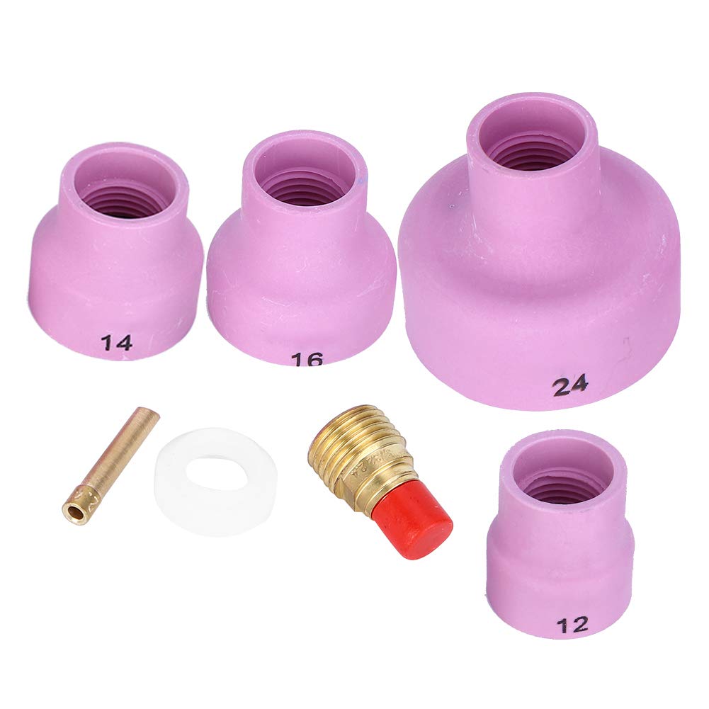 High Efficiency Alumina Ceramic Nozzle Tips 10-Pack for WP-9/20 Welding Torch - Durable Sandblaster Nozzles for Metal Fabrication & Industrial Welding Projects