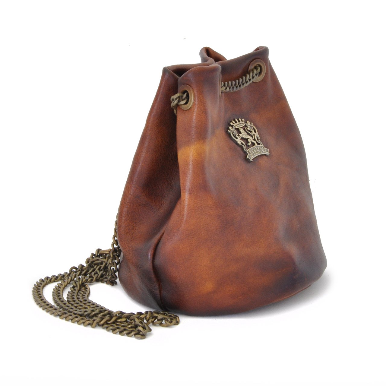 Pratesi Genuine Cow Leather Pienza Handbag for Women - Bruce Sky Blue, Elegant Crossbody Purse for Work, Travel & Everyday Use