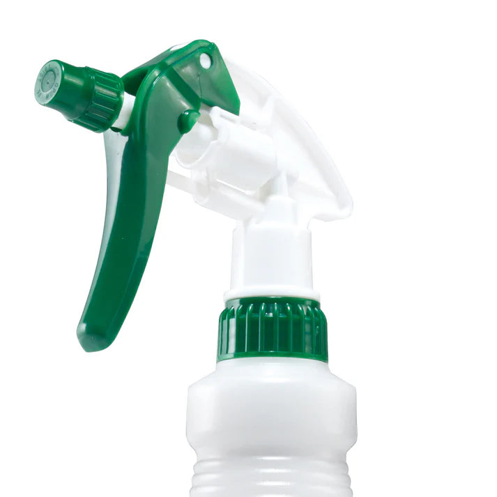 Winco 28 Oz Plastic Spray Bottle - Heavy Duty Green PSR 9 Sprayer for Cleaning, Gardening & Home Use