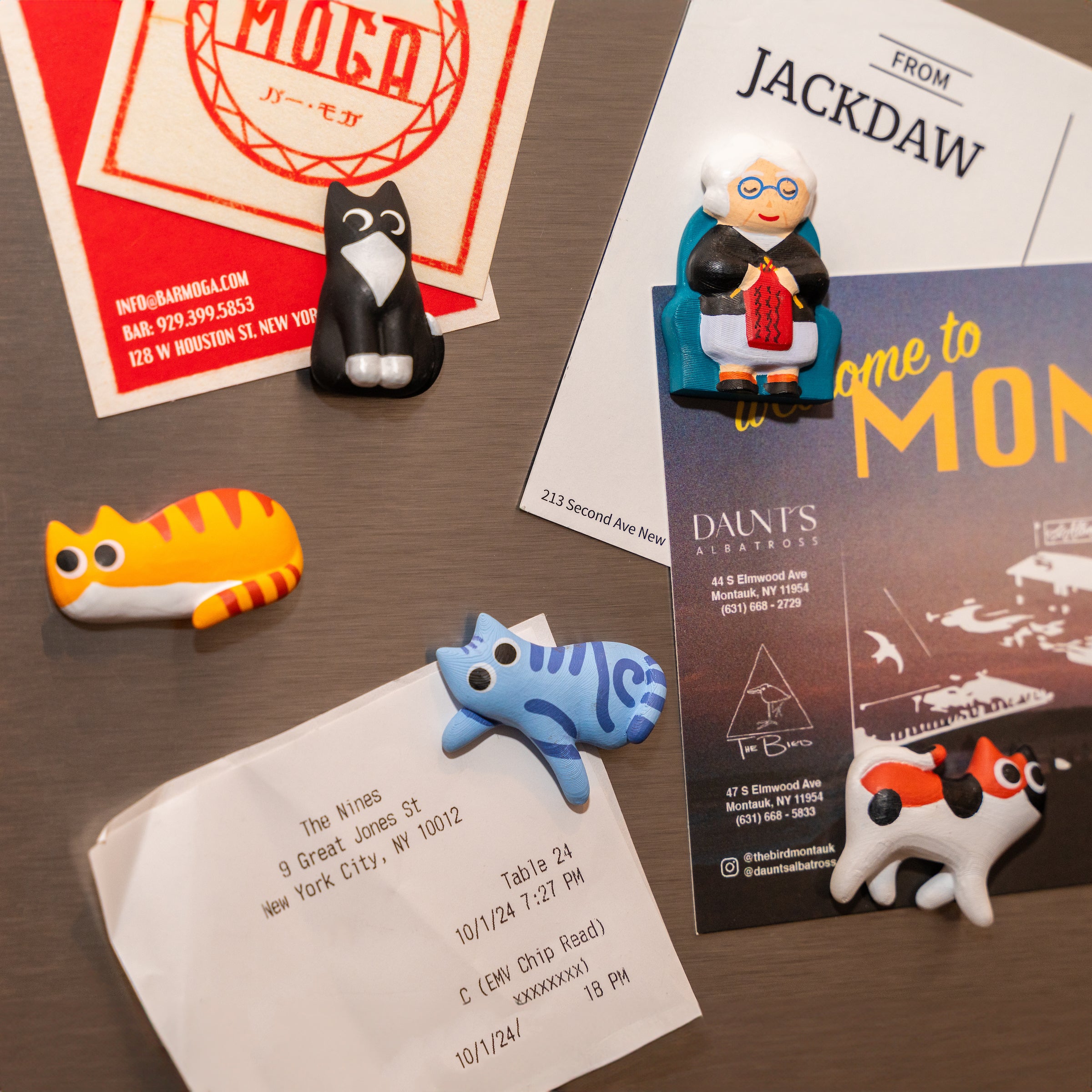 Funny Cat Lady Magnets - Cute Fridge Magnets for Cat Lovers - Perfect for Home, Office & Gifts