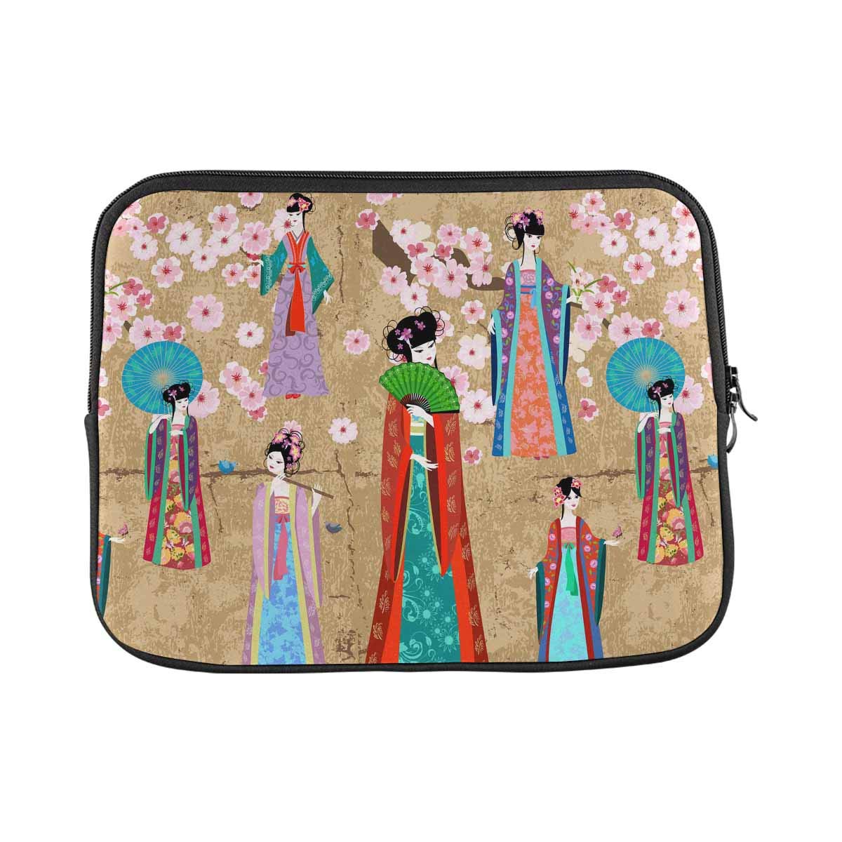 INTERESTPRINT Vintage Oriental Laptop Sleeve Bag - 13 Inch & 13.3 Inch Protective Case for MacBook, Notebook Computers - Perfect for Work, School & Travel Accessories