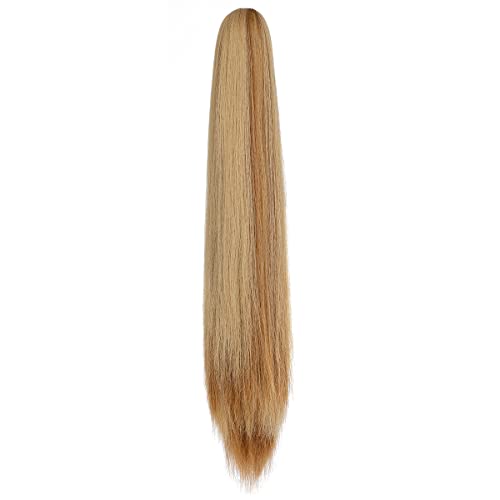Clip-in Ponytail Hair Extension with Claw Clip - Natural Looking Hairpiece for Instant Volume & Length - Perfect for Parties, Weddings & Everyday Styling