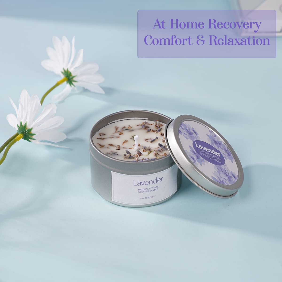 Luxury Lavender Gift Basket for Women - Get Well Soon Care Package with Spa Essentials for Surgery Recovery, Sympathy & Feel Better Gifts - Perfect for Hospital, Home Relaxation & Self-Care Moments