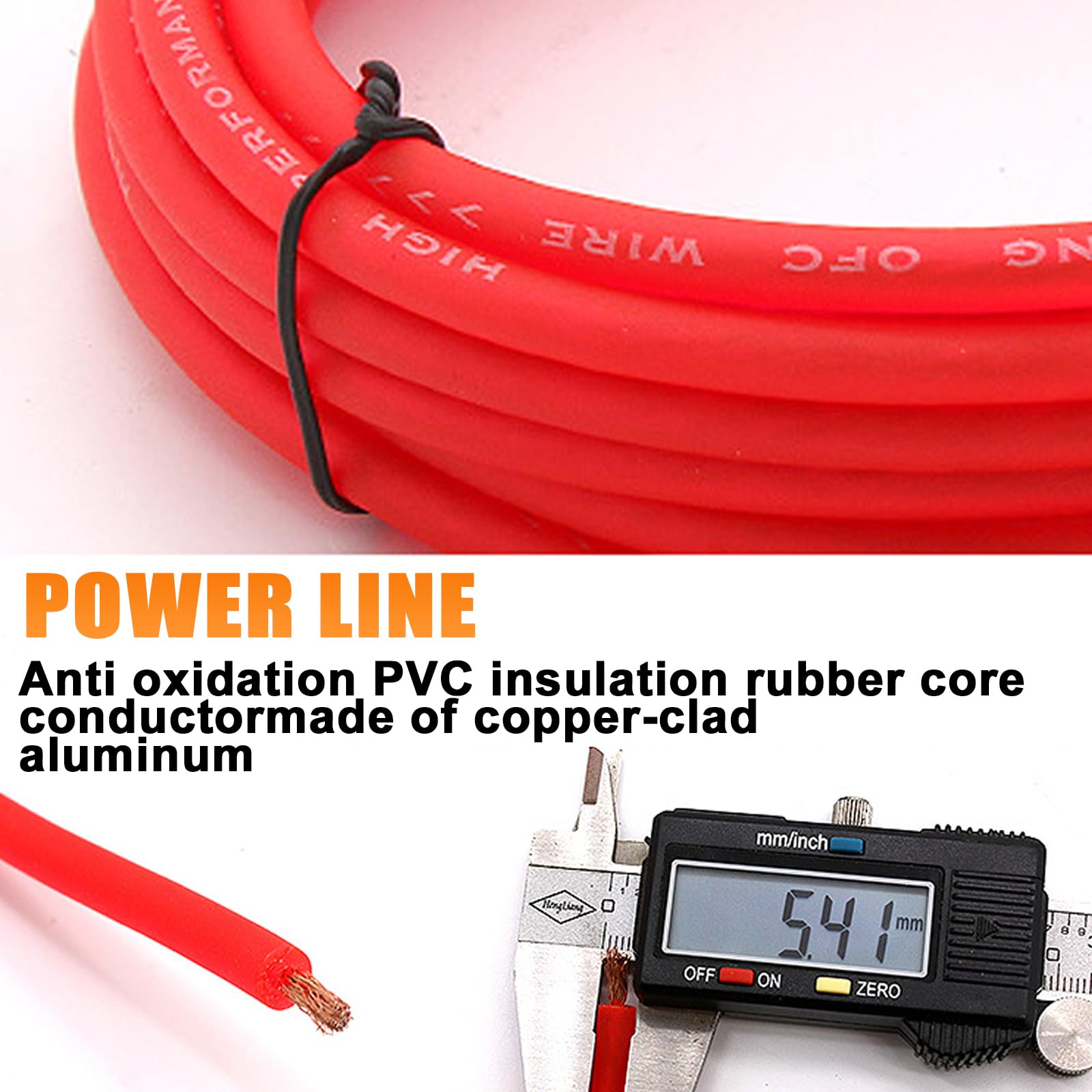 10GA Amplifier Wiring Kit - 1500W Car Audio Power Cable with Fuse Holder for Car Amplifier and Speaker Installation - Perfect for Upgrading Car Sound Systems, DIY Audio Projects, and Professional Installations