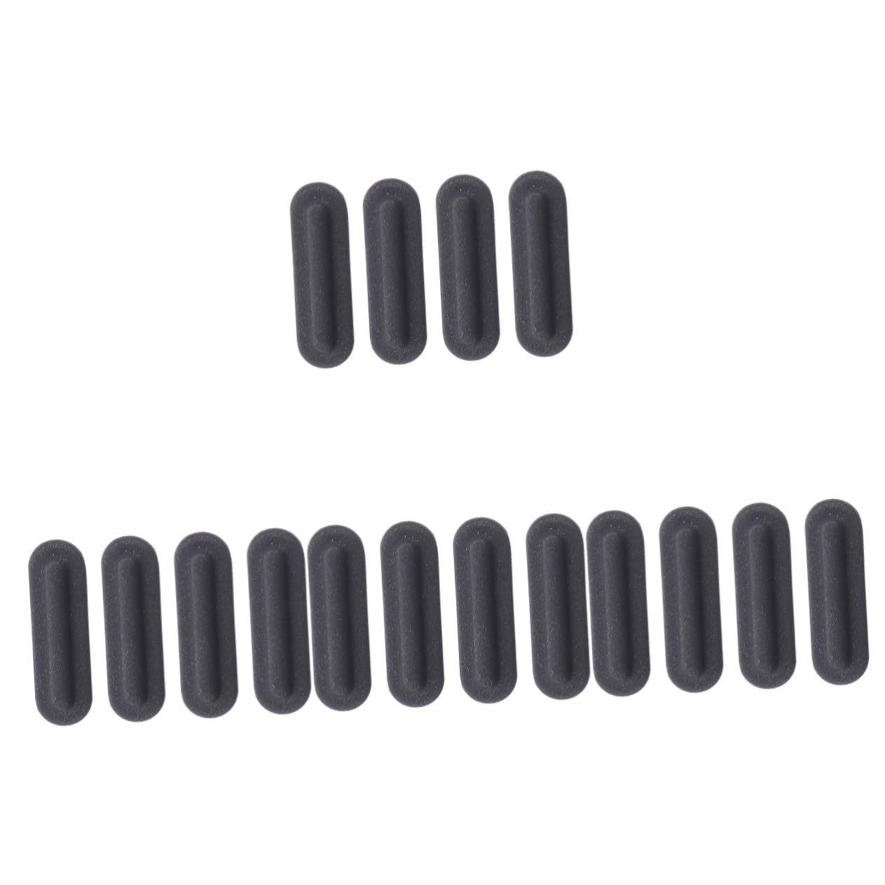 16 Pcs Laptop Rubber Feet Cushion Pads - Bottom Shell Accessories for Improved Airflow, Stability, and Protection - Ideal for Home, Office, and Travel Use