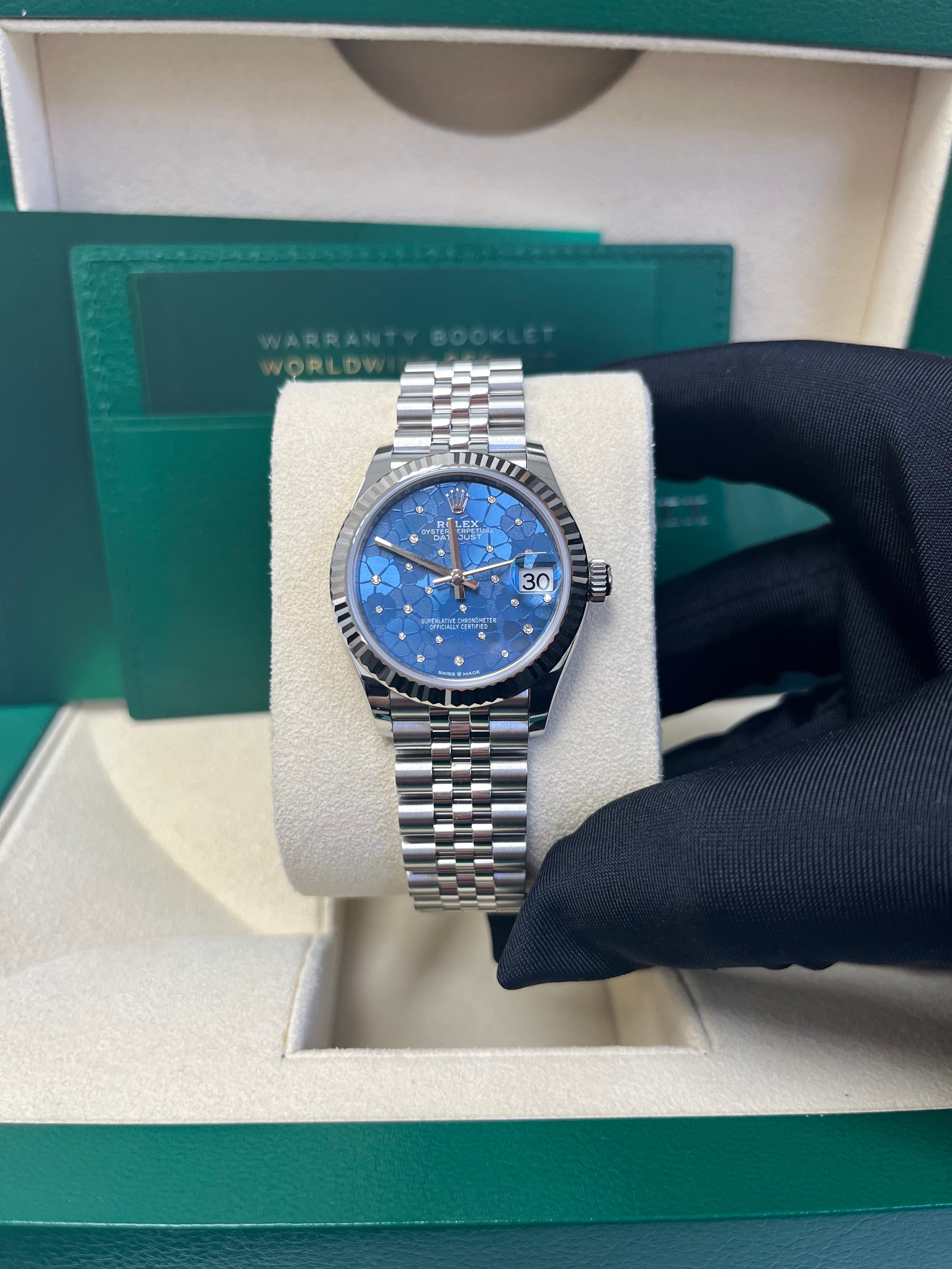 Rolex Datejust 31mm Watch - 2022 New Model Oystersteel & White Gold Jubilee Bracelet (Ref.278274) | Luxury Women's Watch for Business, Party & Special Occasions
