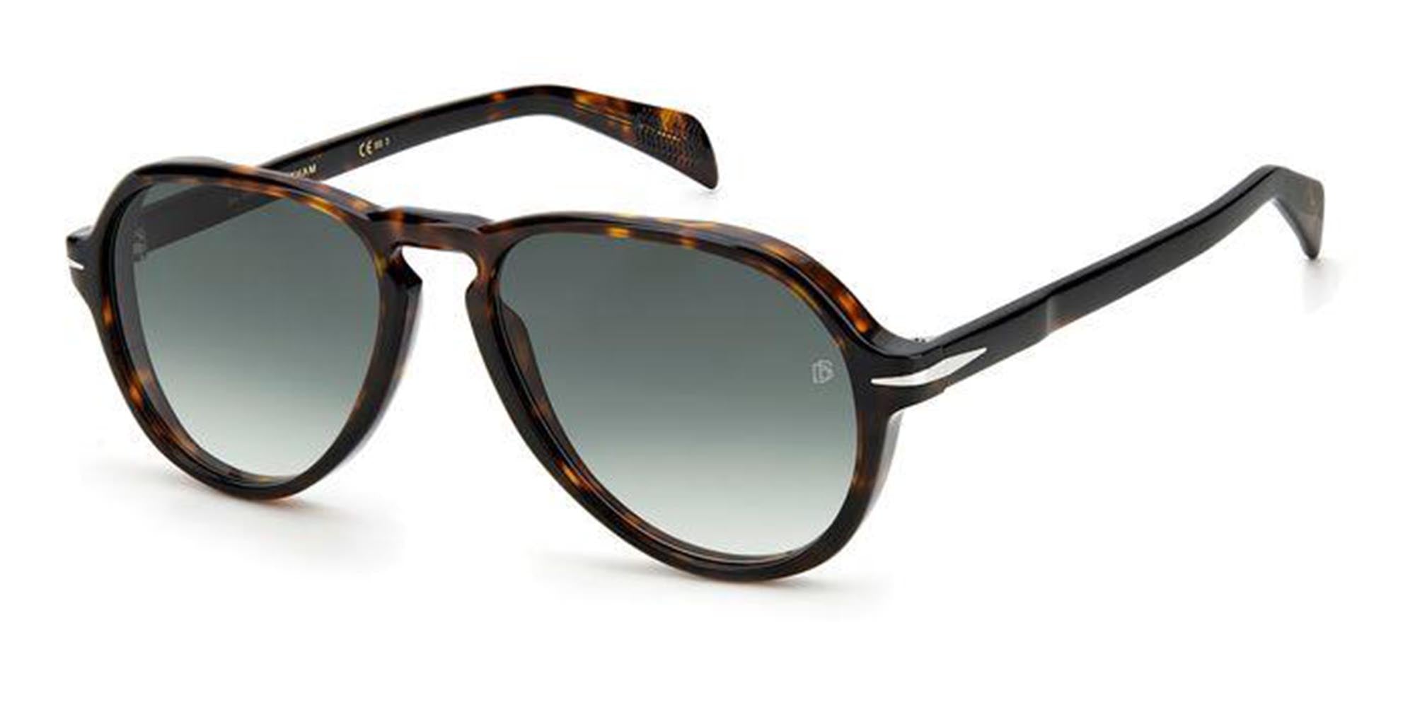 David Beckham DB7079/S Men's Sunglasses - Polarized UV Protection Aviator Style for Driving, Outdoor Sports & Fashion