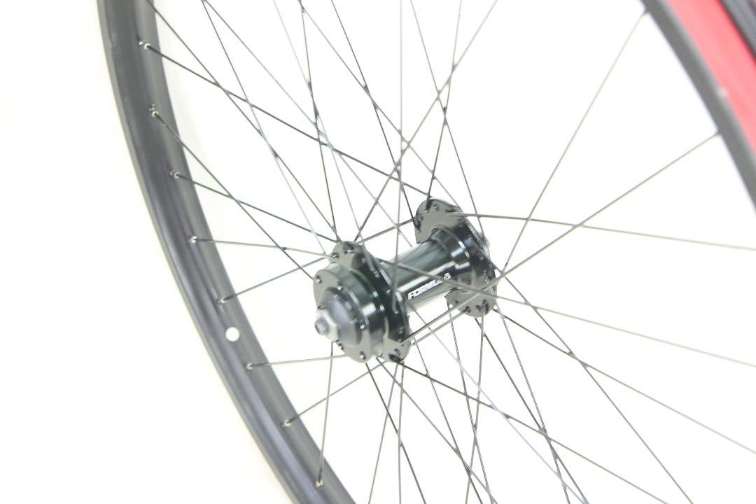 27.5 Inch ATB Mountain Bike Wheel Set with CST Patrol 2.4 Tires & Tubes - Disc Brake Compatible 650B Wheels for Trail Riding and Off-Road Cycling