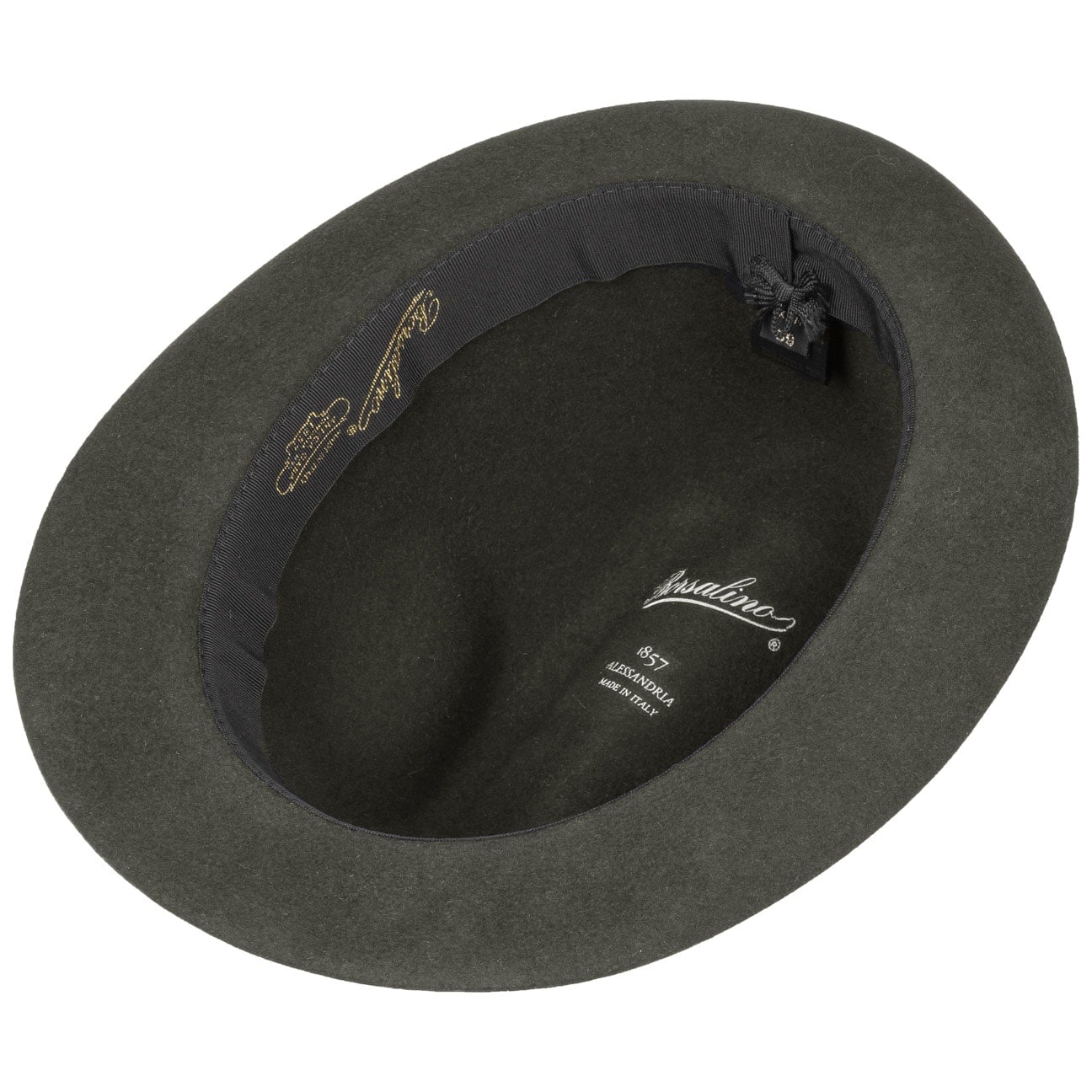 Borsalino Marengo Fur Felt Bogart Hat for Men - Classic Fedora Style for Outdoor, Travel & Formal Occasions