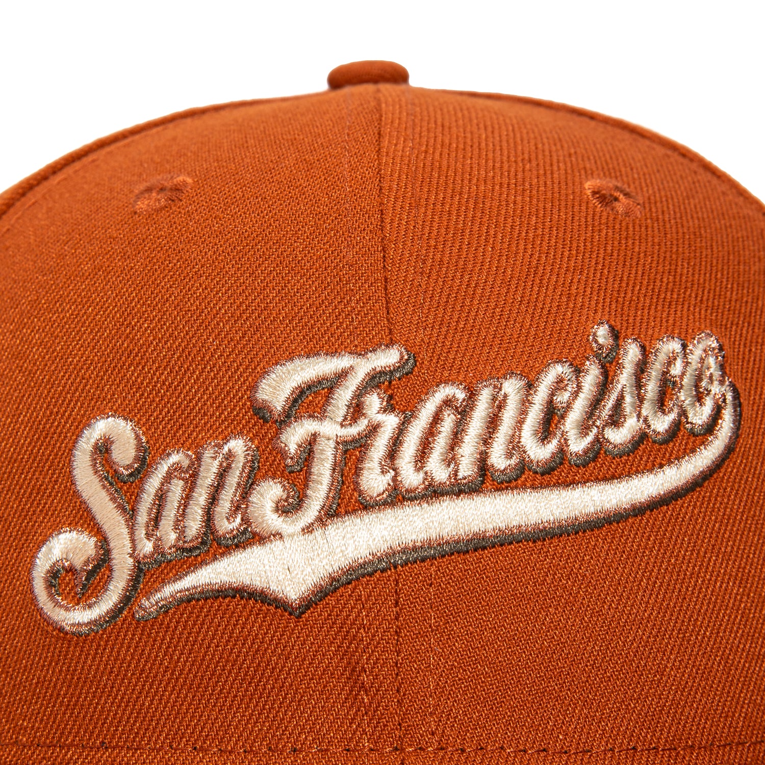 New Era 59Fifty MLB San Francisco Giants Inaugural Patch Script Snapback Hat - Burnt Orange - Official Licensed Baseball Cap for Men & Women - Perfect for Games, Streetwear & Fan Collections