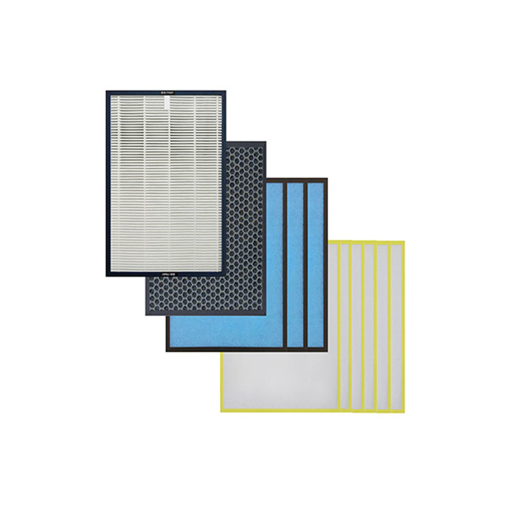 Coway APMS-1014D Replacement Air Purifier Filters - 1 Year Supply Set for Home, Office & Bedroom - HEPA Filter Compatible with Coway Air Purifiers - Improves Indoor Air Quality for Allergies & Pets