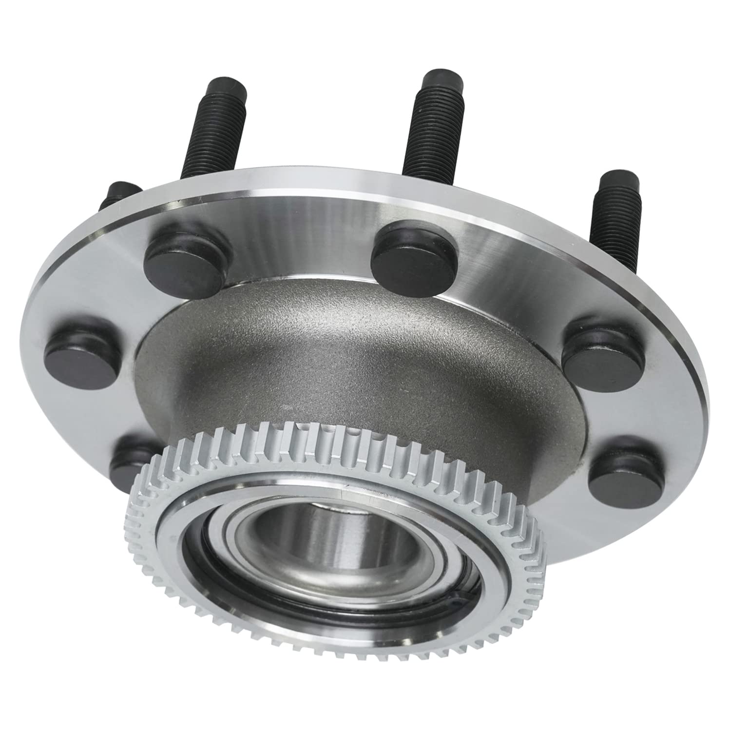 Detroit Axle - Front Wheel Bearing Hubs Assembly Set for 2000-2002 Dodge Ram 2500 & 3500 RWD - Replacement Pair - Perfect for Off-Roading & Heavy-Duty Towing
