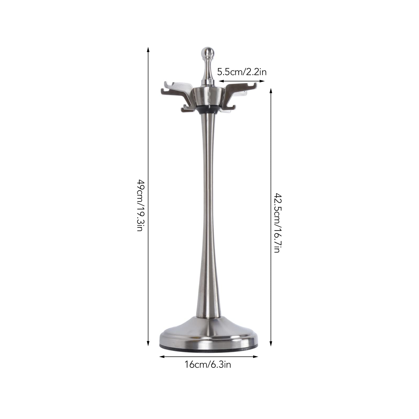 Stainless Steel Kitchen Utensil Stand - Rotatable, Rustproof & Durable Countertop Storage Rack for Space-Saving Kitchenware Organization - Perfect for Small Kitchens & Countertop Efficiency