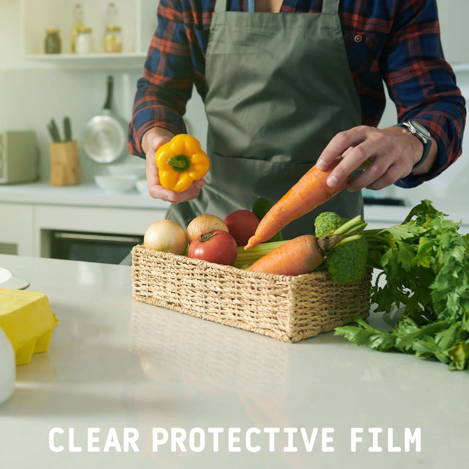 Clear Self-Adhesive Wall Protector - 17.7